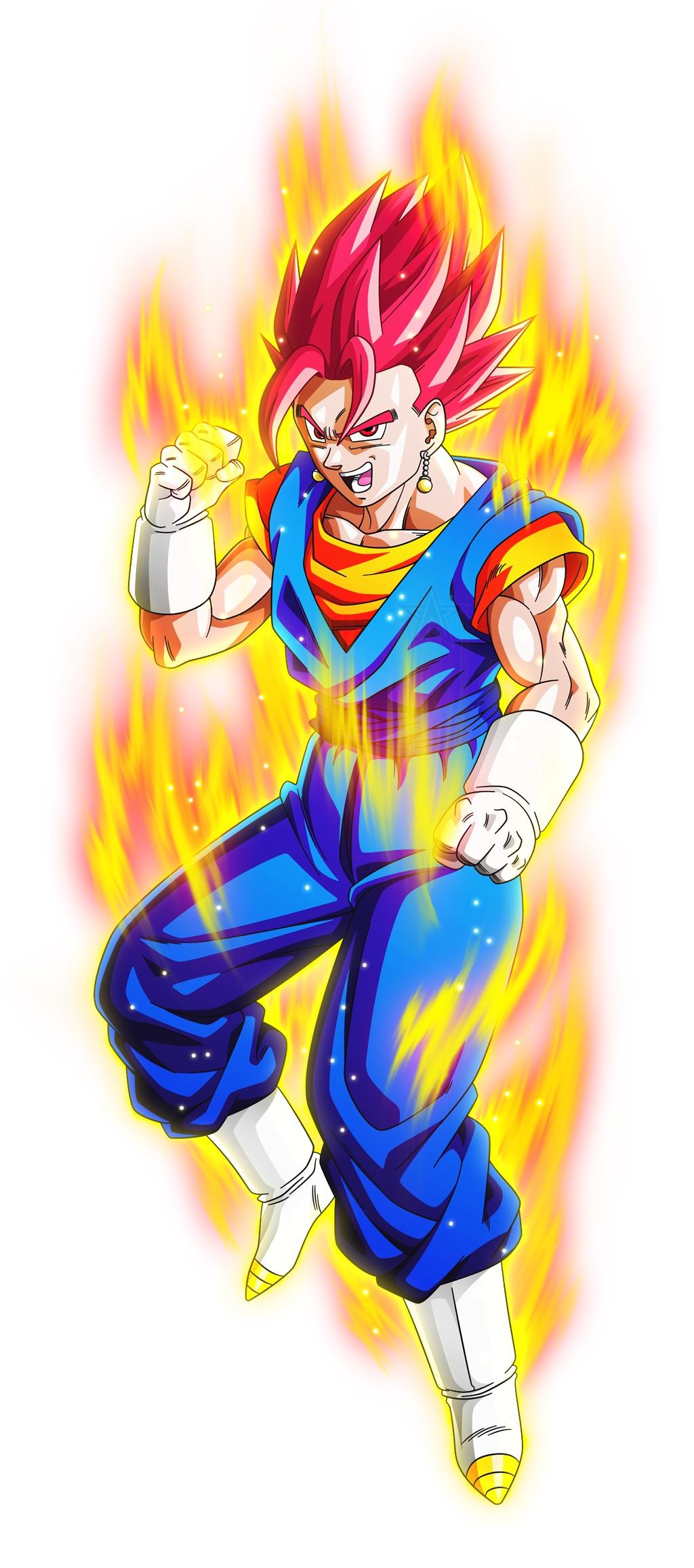 Super Saiyan God Vegito by AubreiPrince via DeviantArt dbz