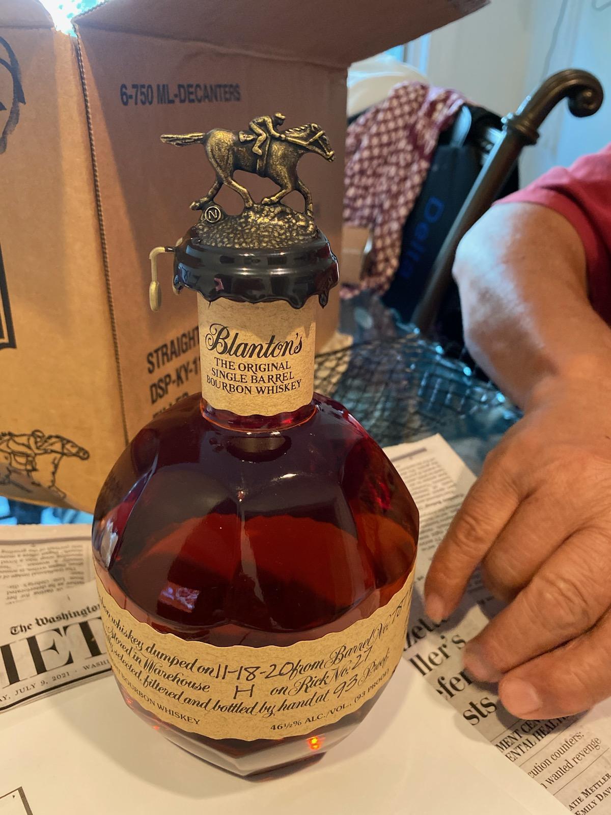 Blantons single barrel whisky in Denver CO for sale whisky