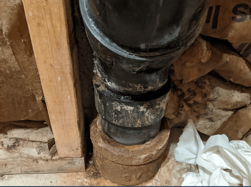 Need some help fixing some cracked main drain black pvc. The crack