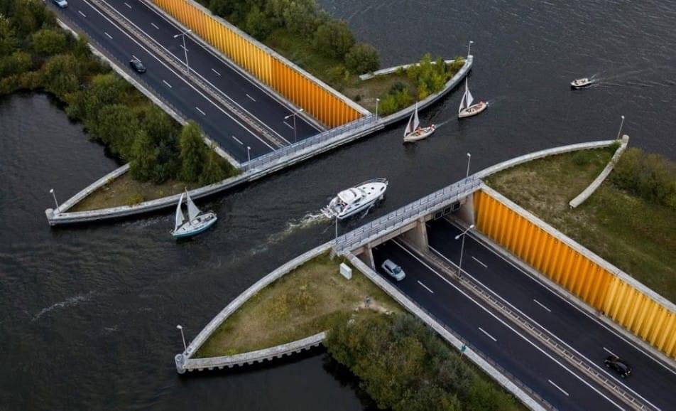 A stunning work of architecture and engineering, the Veluwemeer