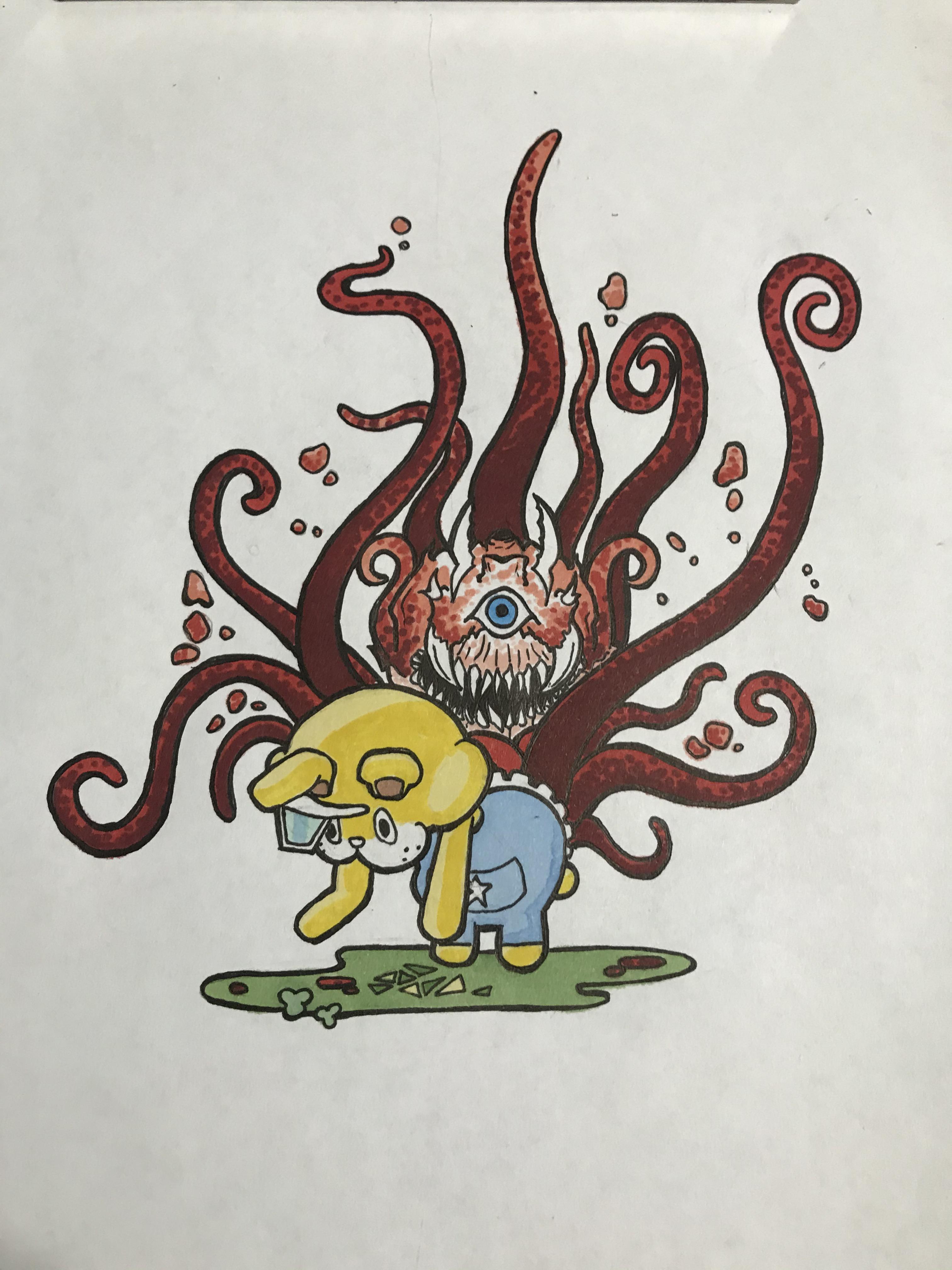 The bunny “Zipper” from Animal Crossing, might be a monster in disguise