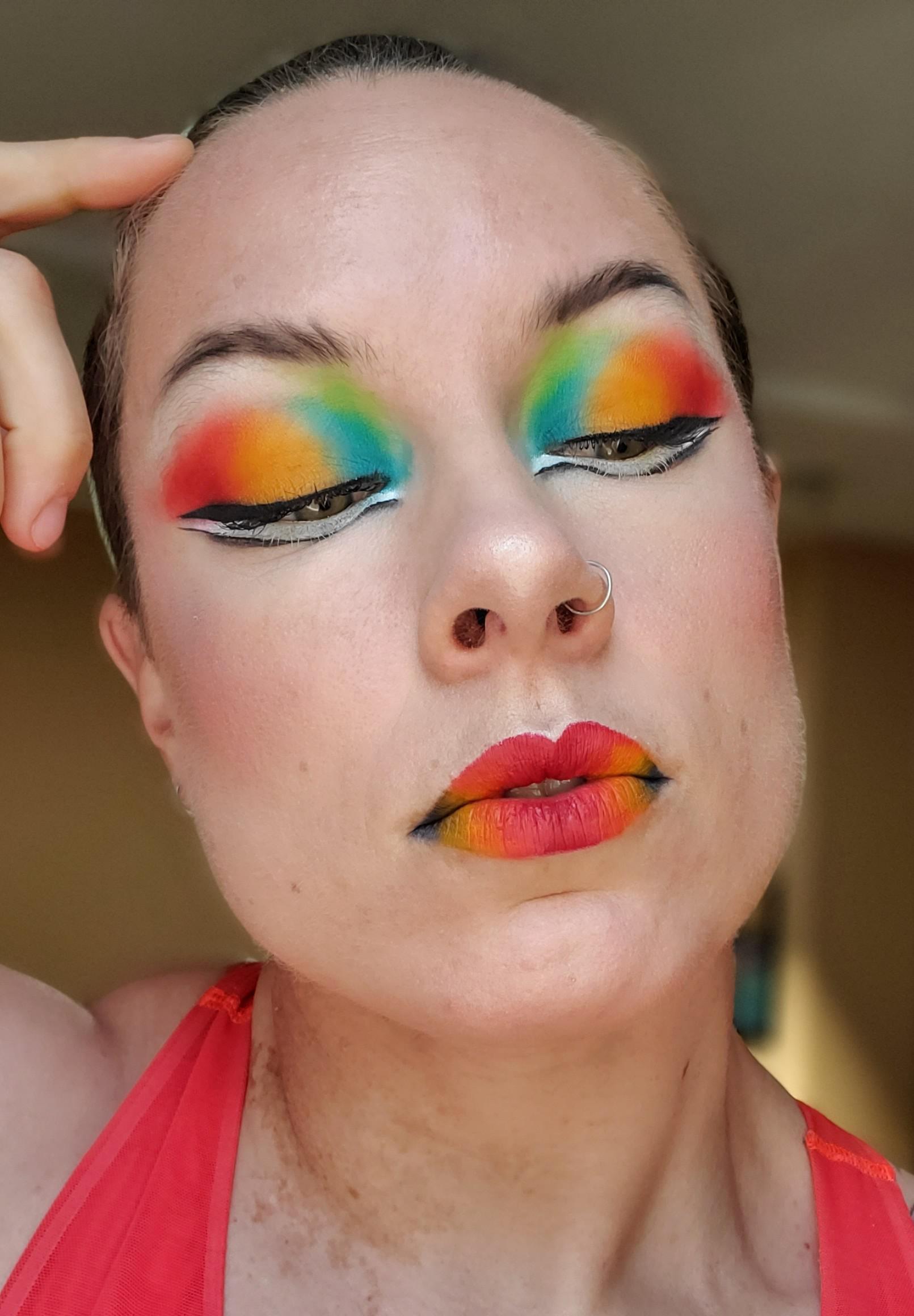 Parrot Inspired Makeup