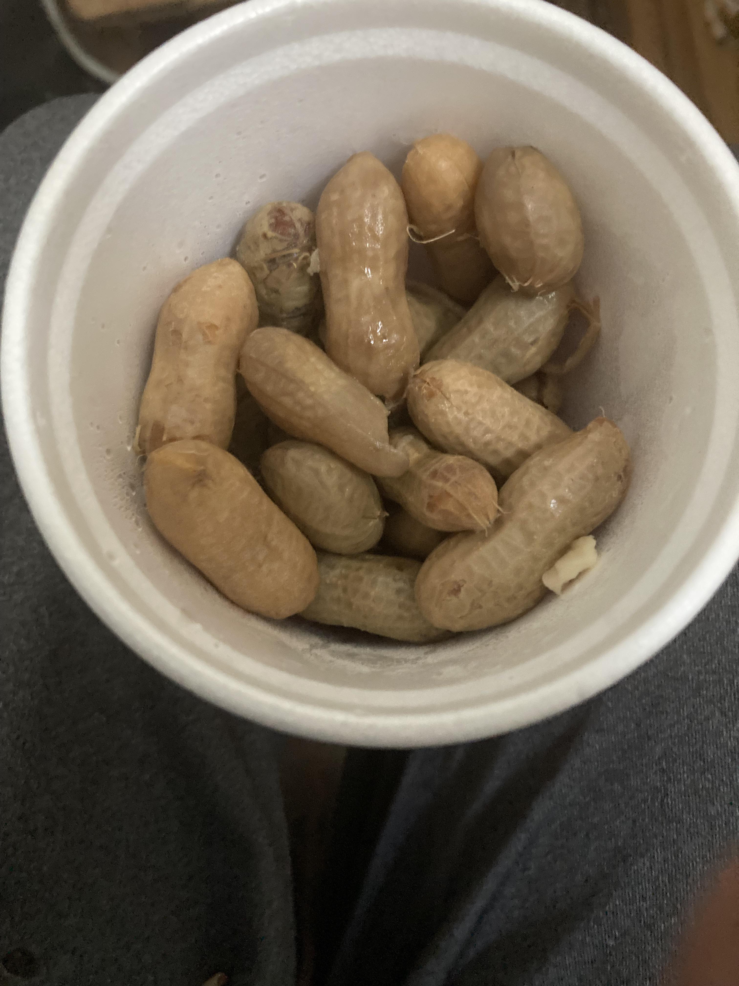 I ate boiled green peanuts from the gas station..they are a southern delicacy! r/FoodPorn
