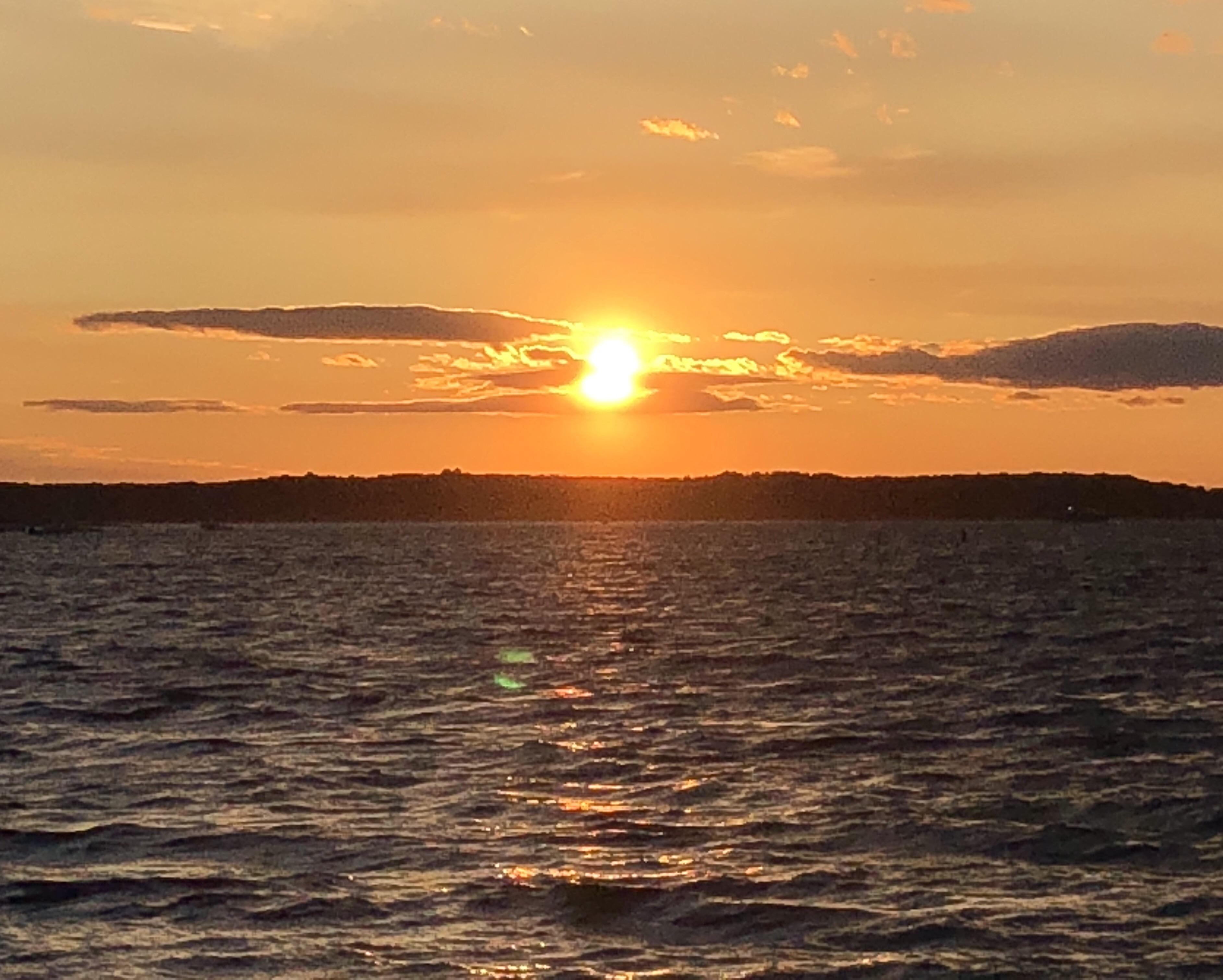 Centerport Beach sunset r/longisland