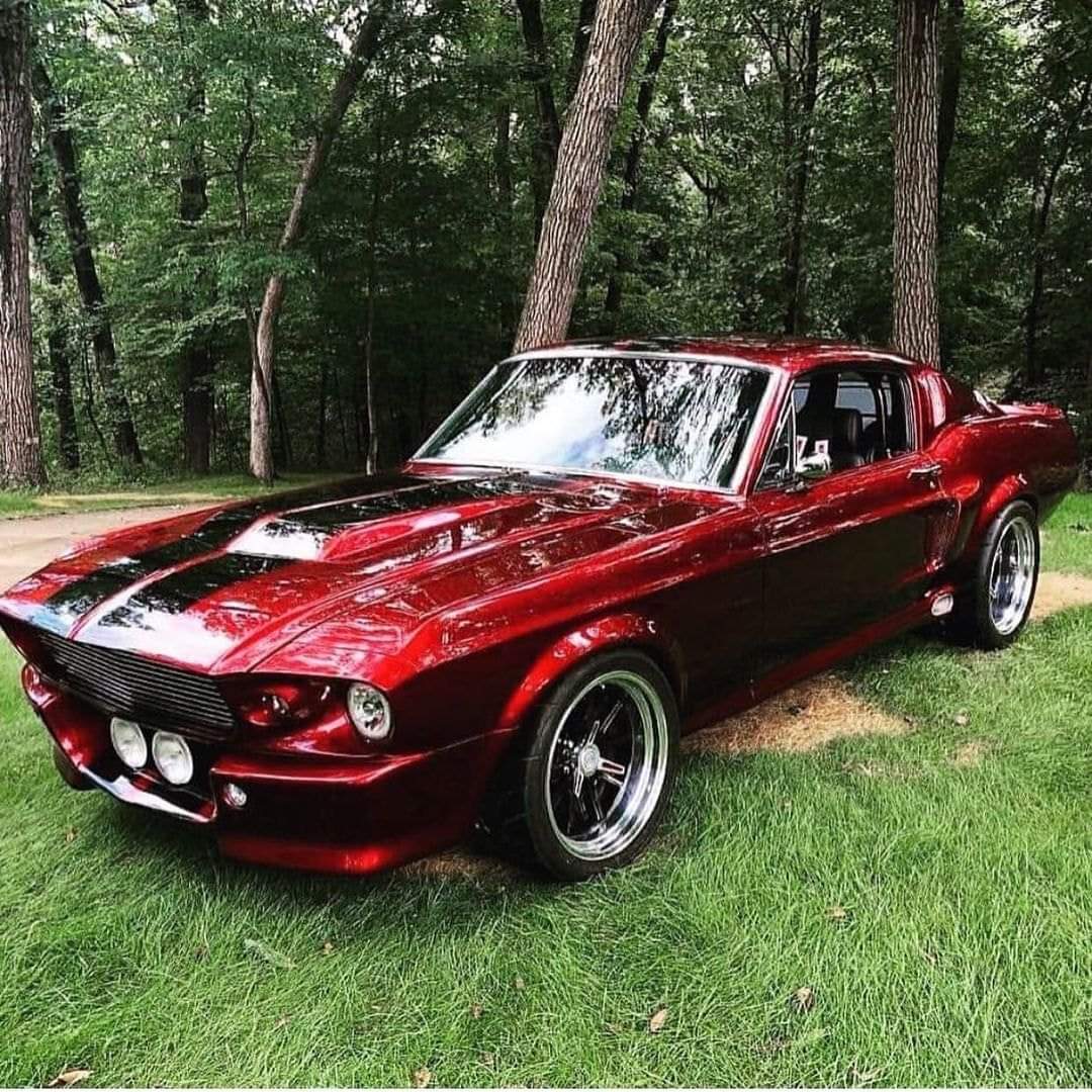 Candy Apple Ford Mustang 🍒🍒 r/carporn