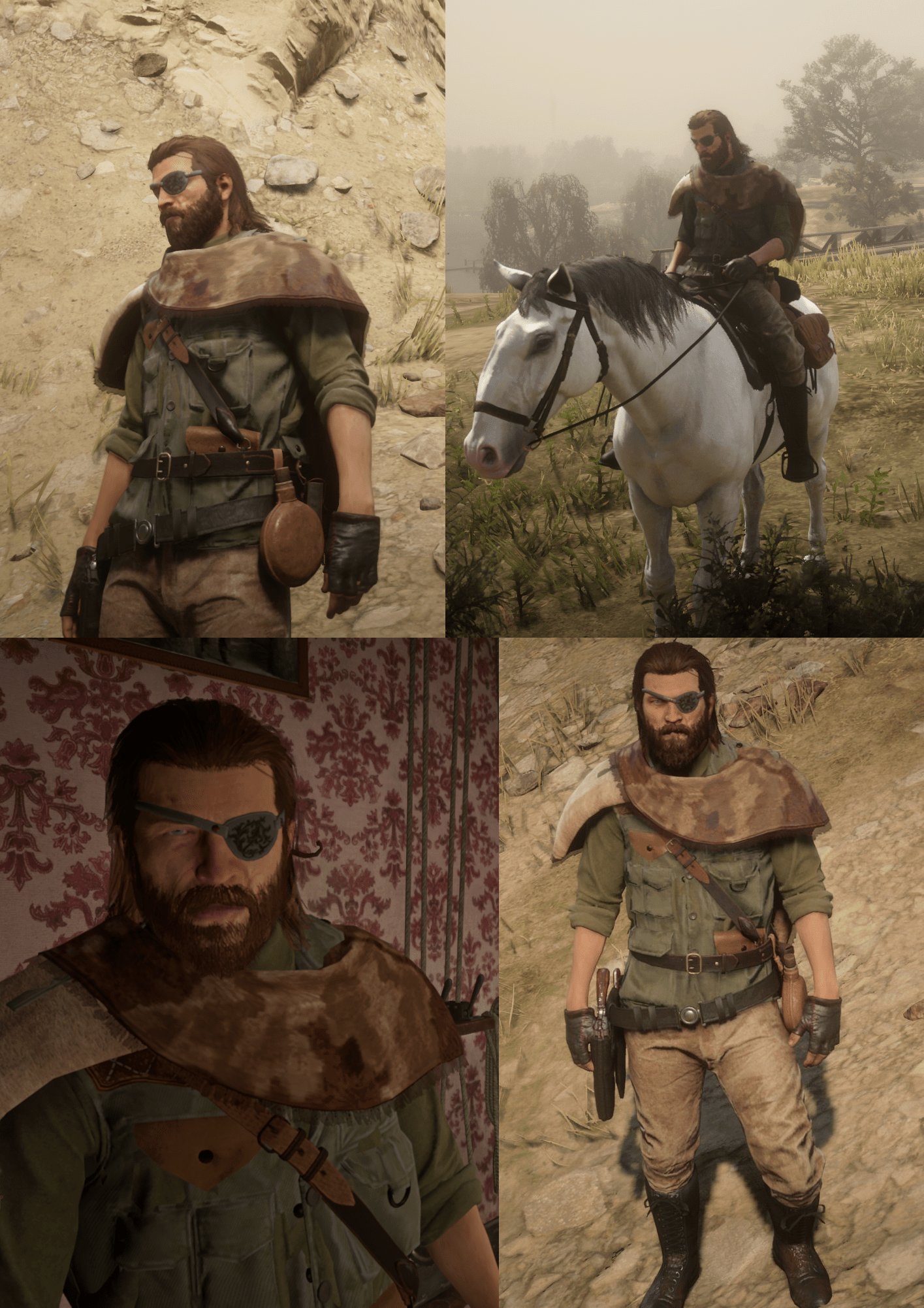 Big Boss inspired outfit (MGS V) r/reddeadfashion
