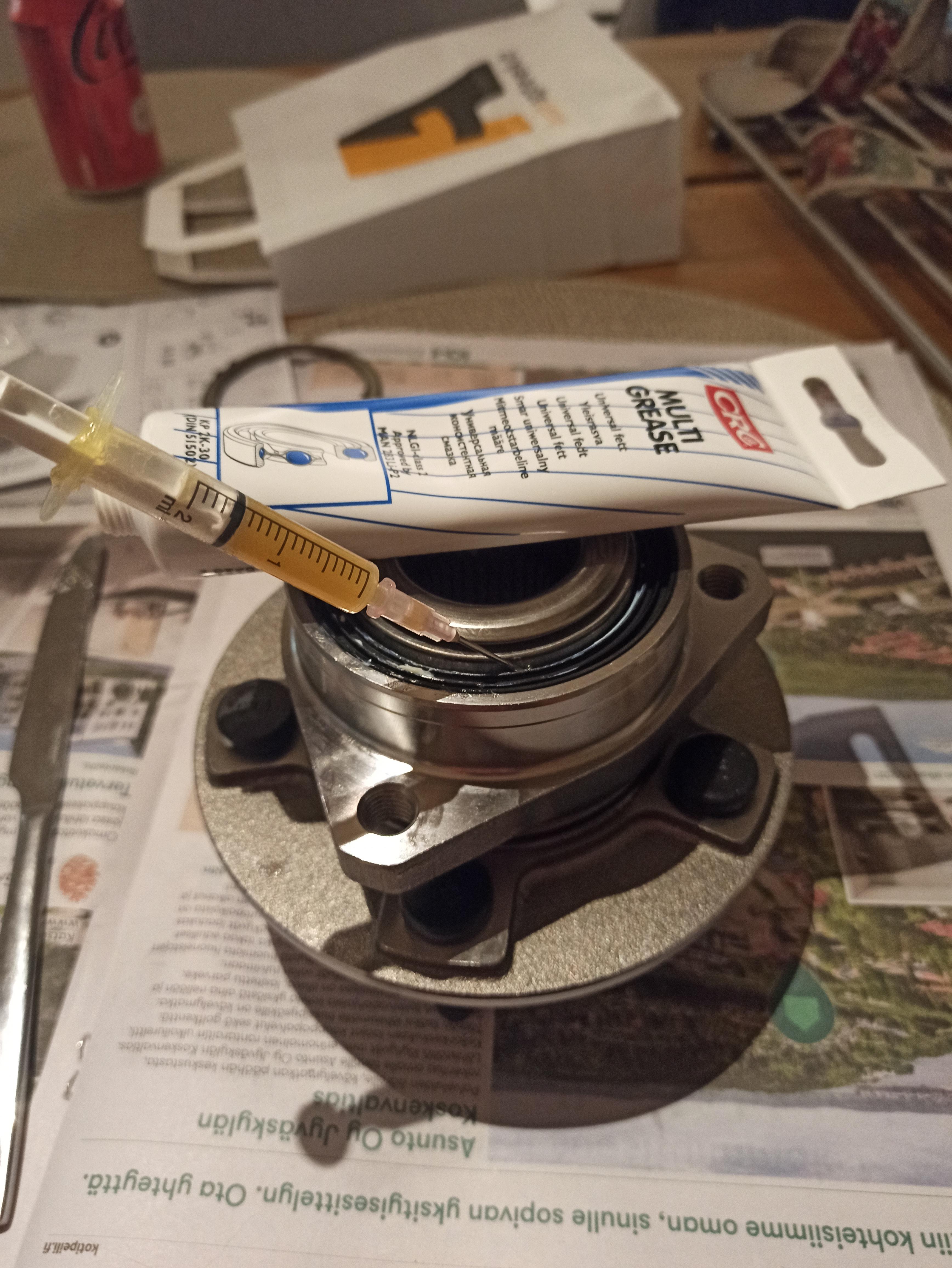 I regrease my own new wheel bearings. They tell me I have trust issues