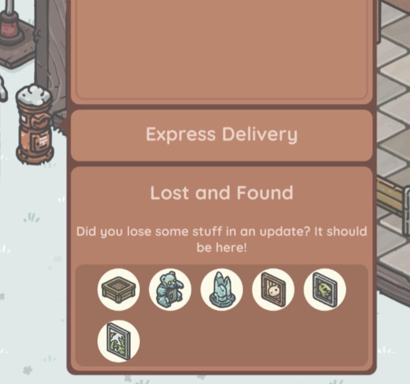 Why does my stuff keep disappearing? and I have to retrieve it every