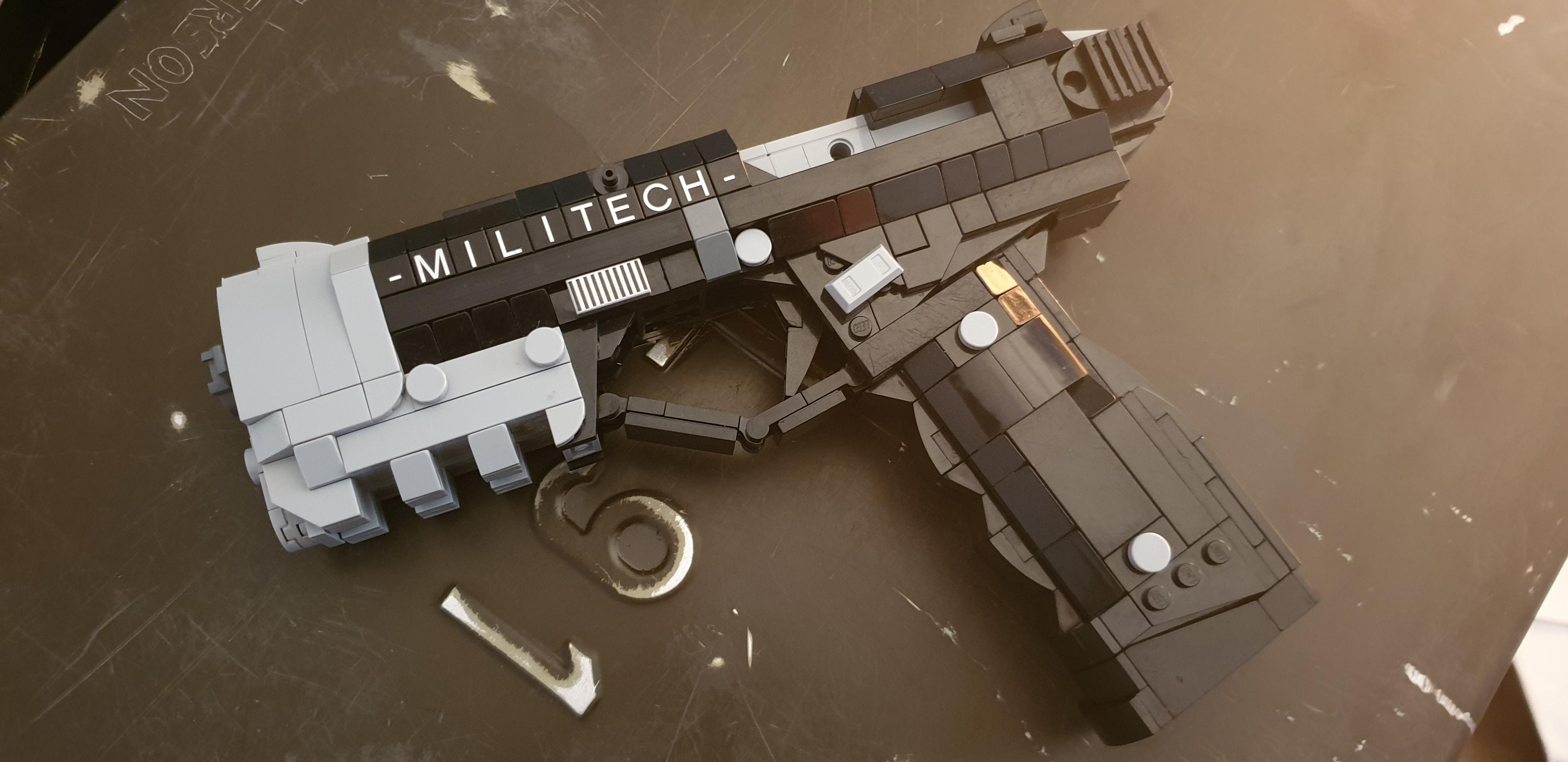 CYBERPUNK 2077 Militech 9mm pistol, thought I might share r/lego