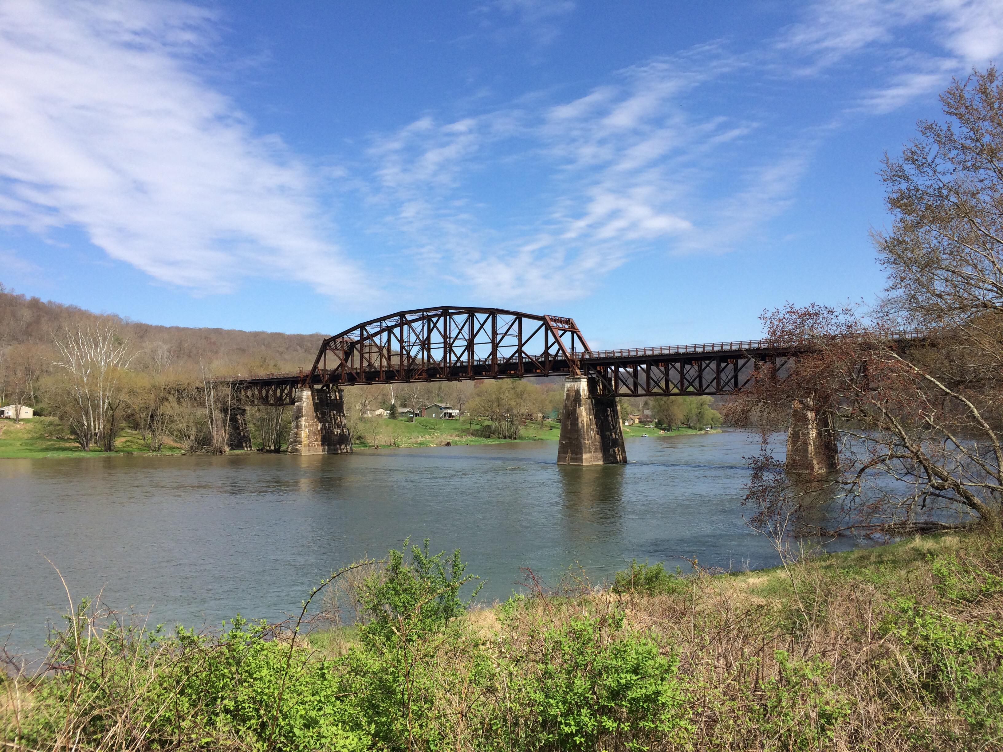 Belmar Bridge Over the Allegheny River from the Allegheny River Rail