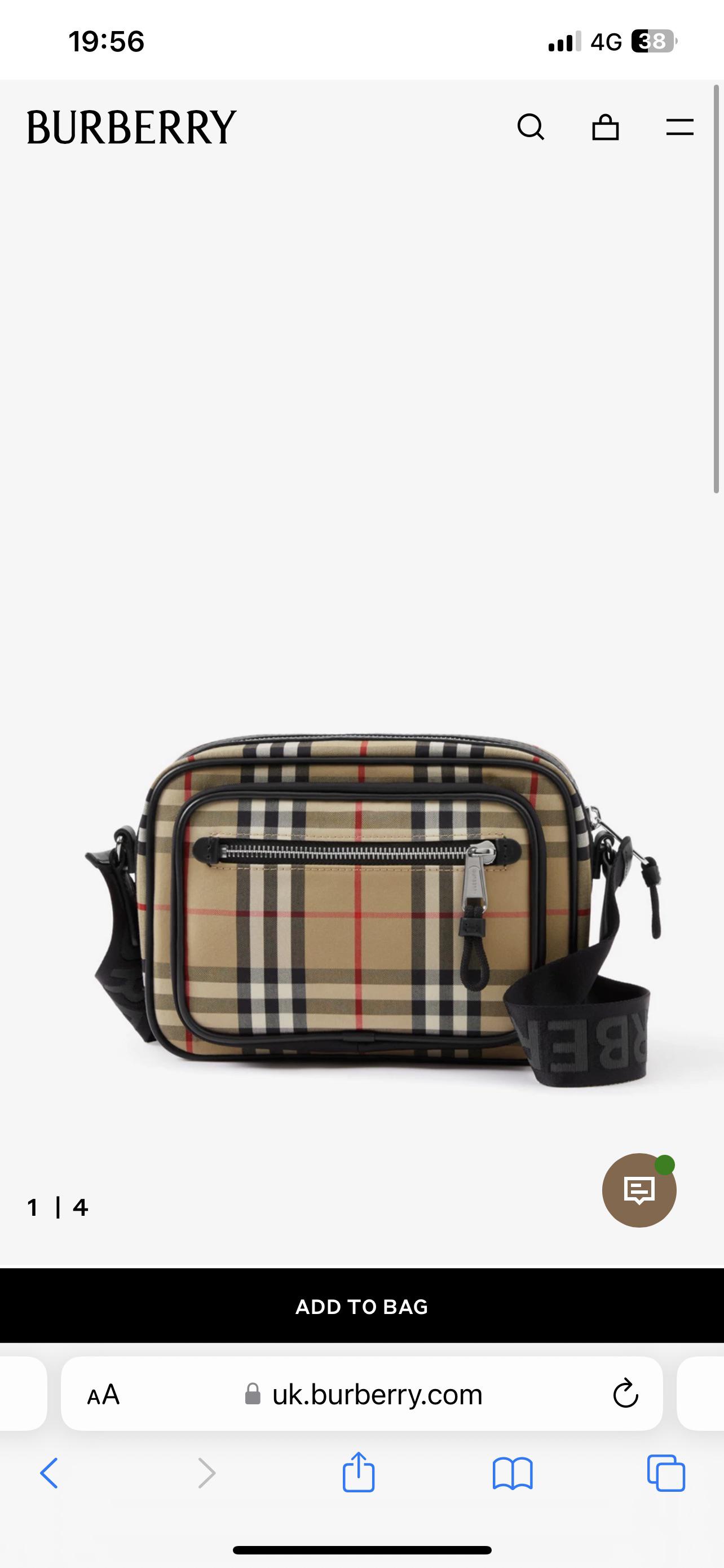 Burberry Mens Crossbody Bag r/DHgate
