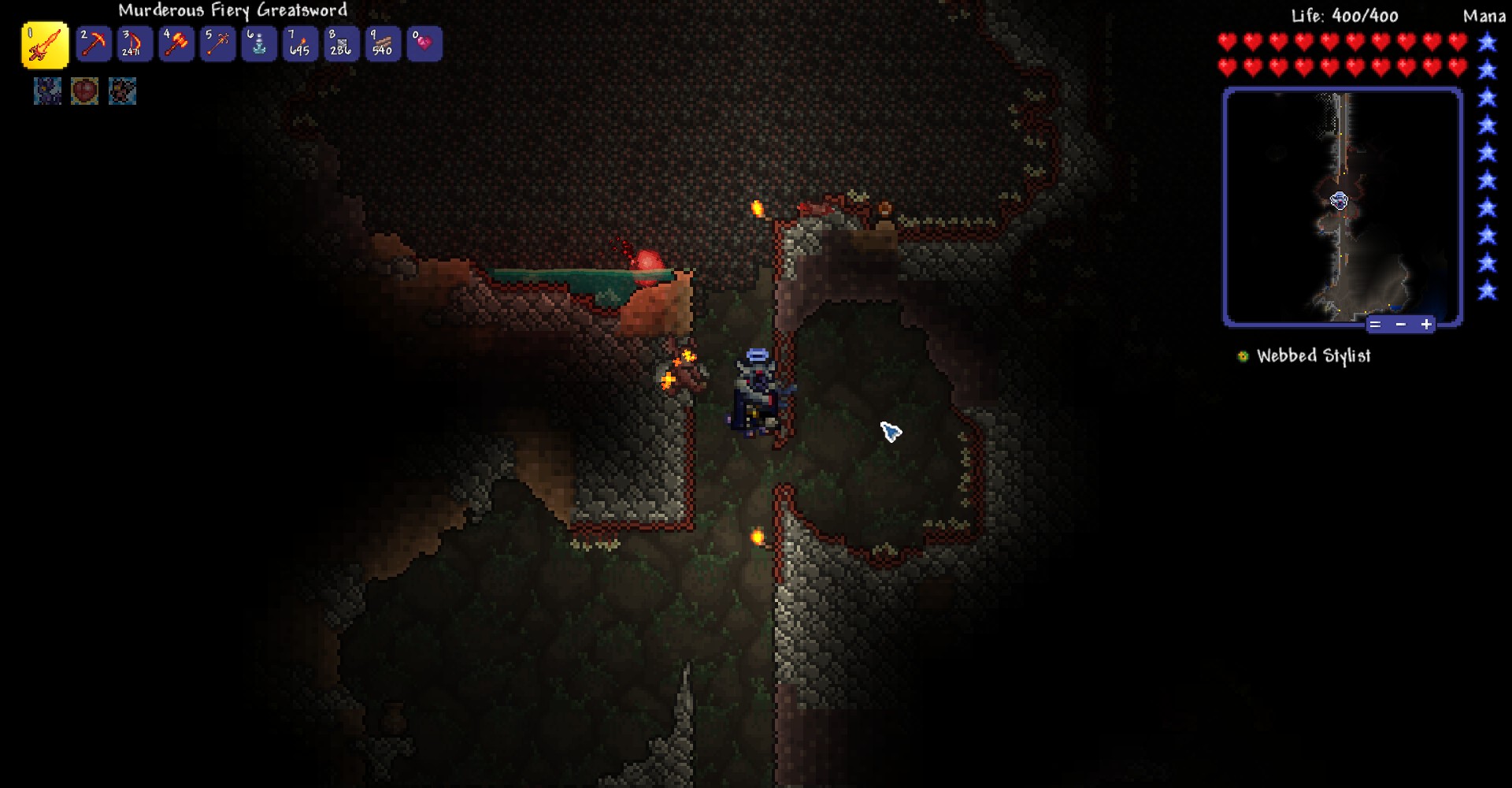 Quick question, does these "vines" spread crimson when get inflected by