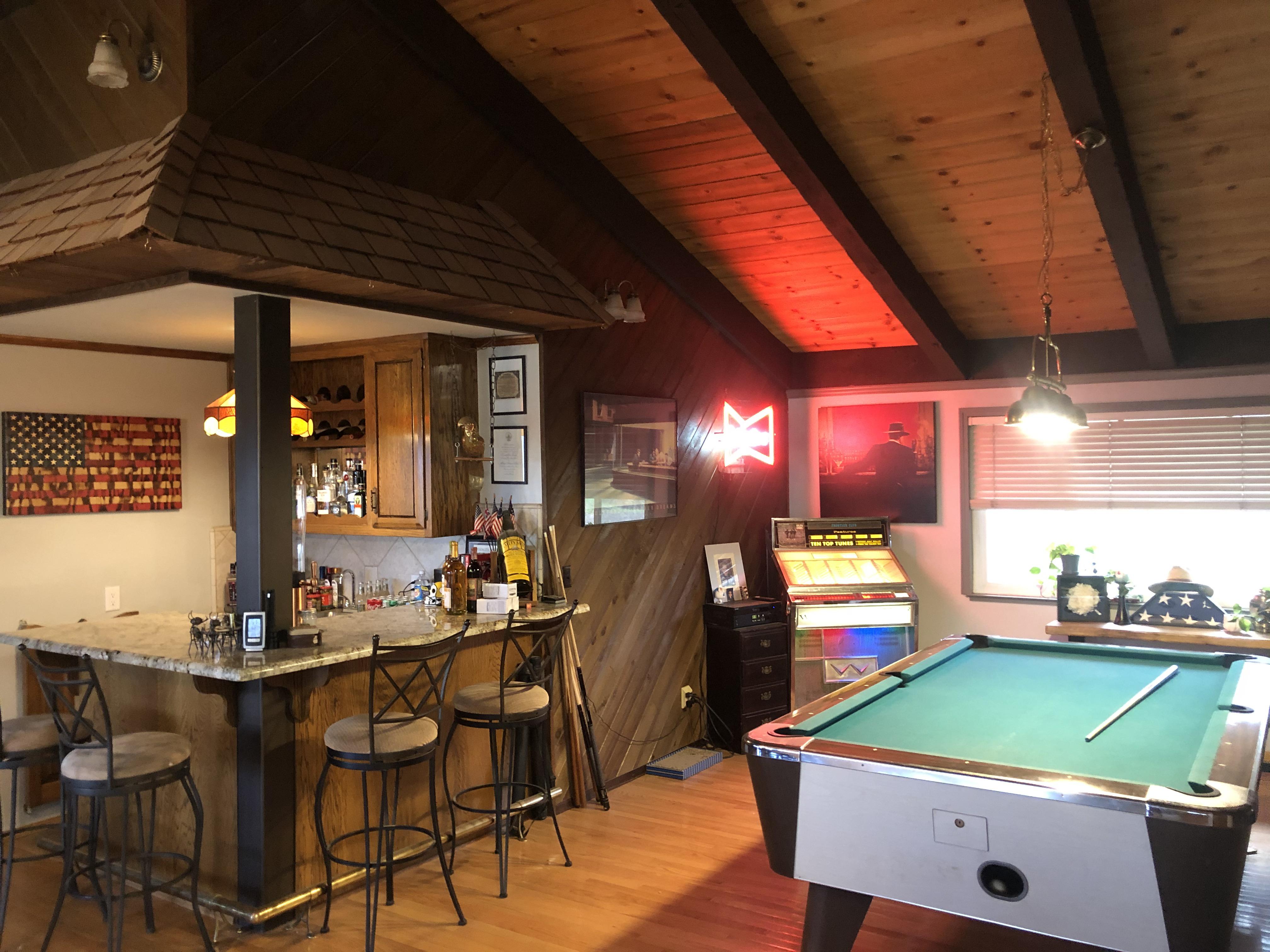 My section of the house, it took some time to put everything together