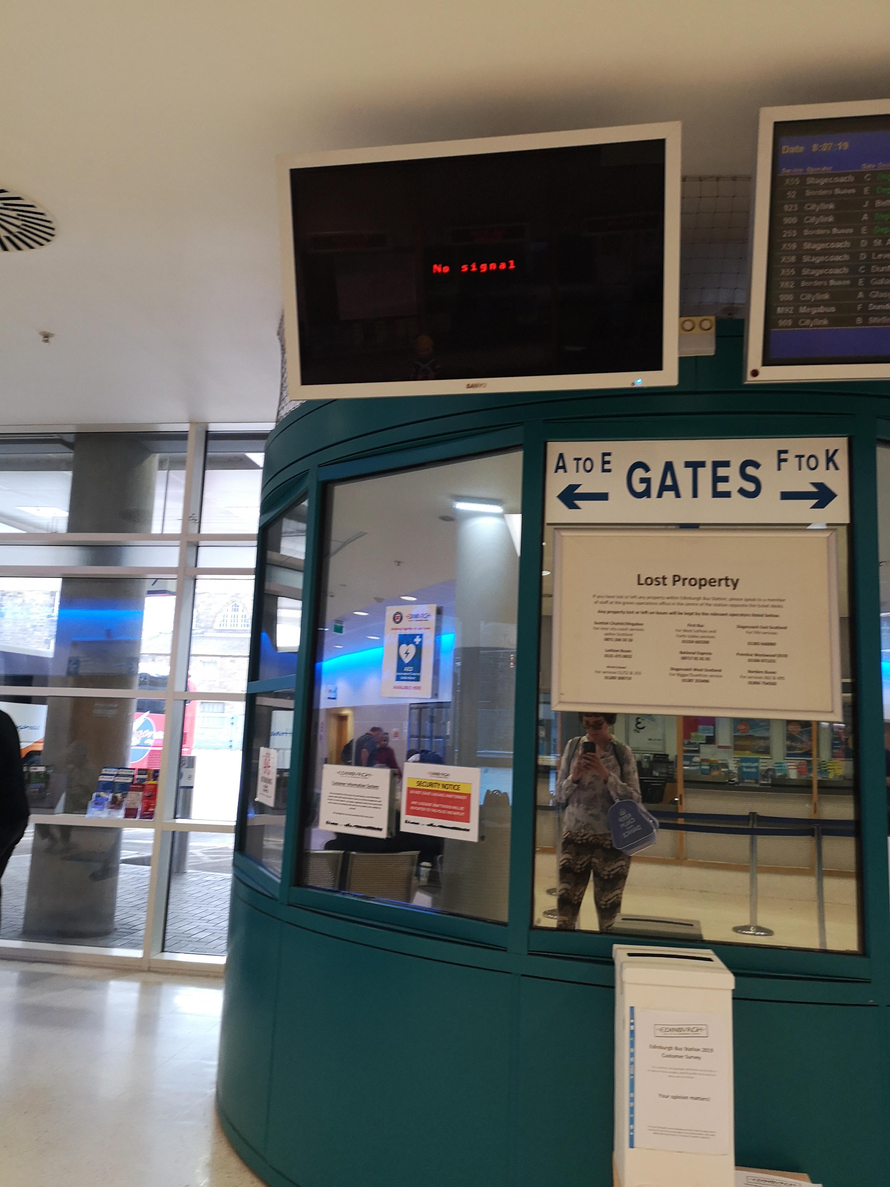 Edinburgh Bus Station having a bit of a technical oopsie! r/TechNope