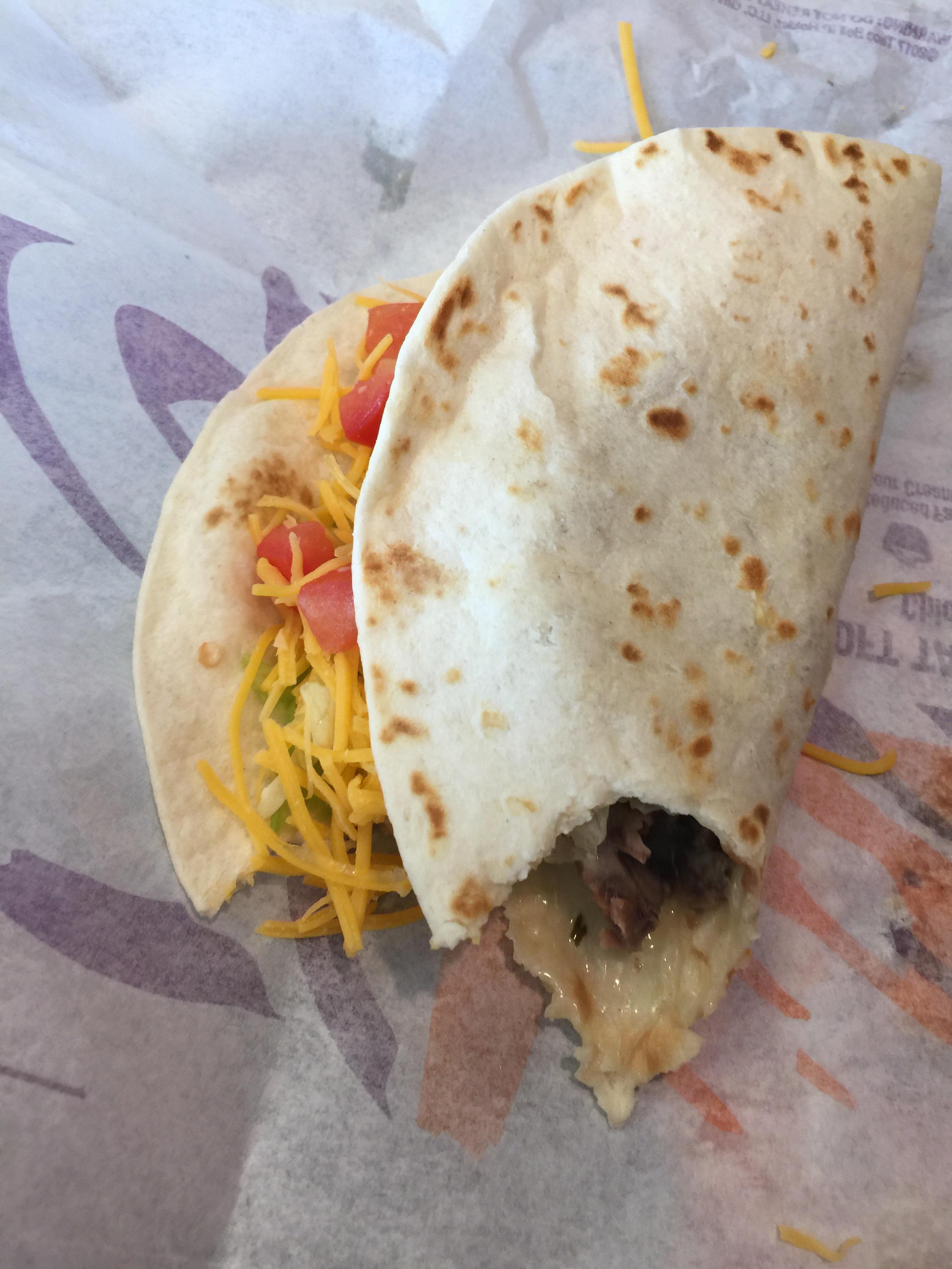 Overpriced but so delicious 😋 steak soft taco r/tacobell