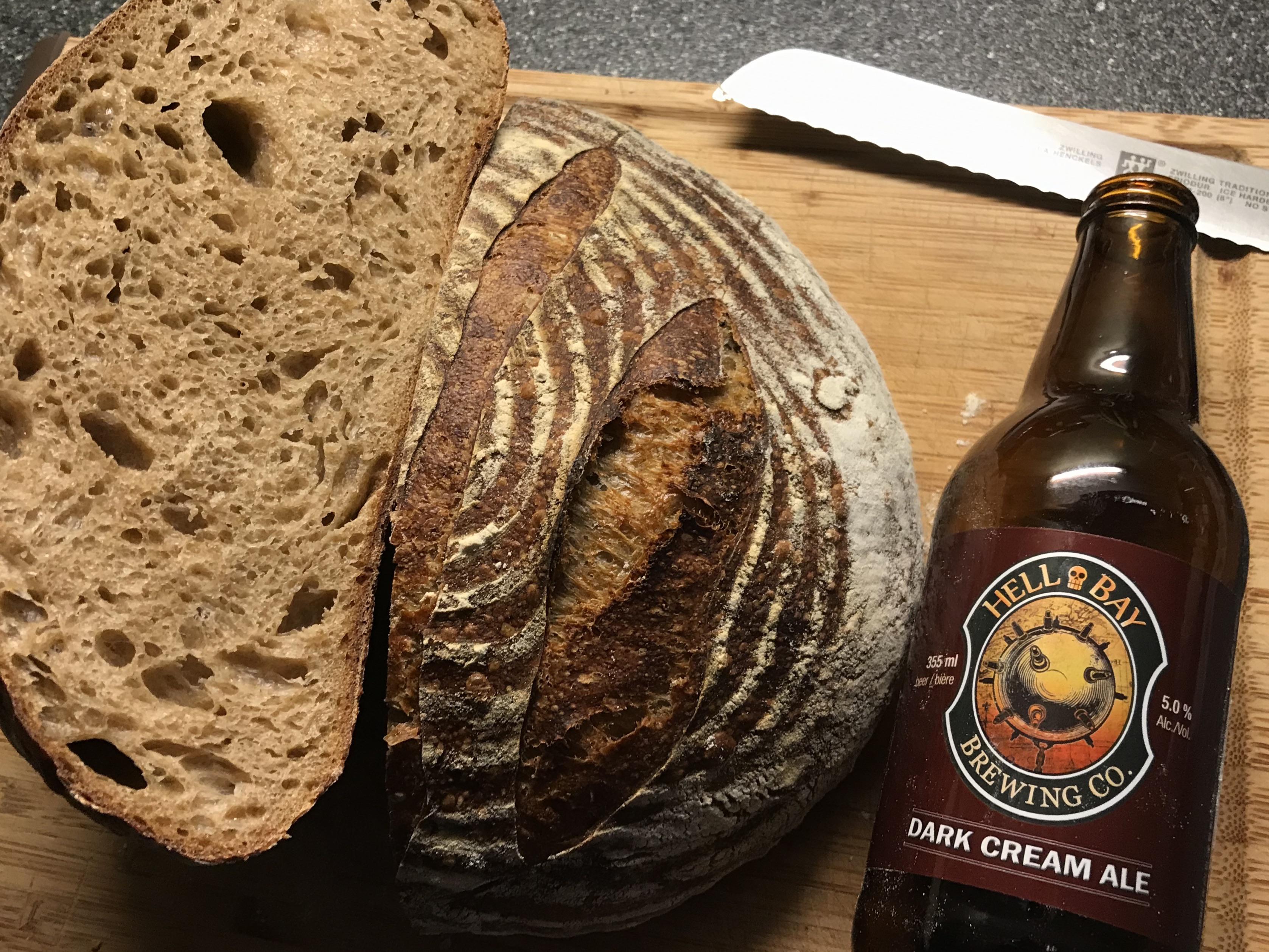 Dark cream ale Sourdough r/Sourdough