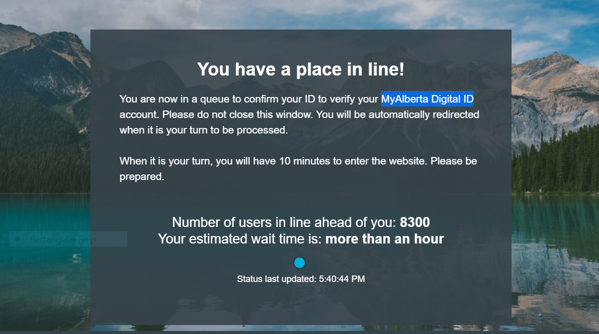 UPDATE TO MyAlberta Digital ID r/Edmonton