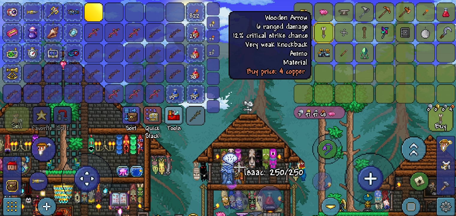 DUUUUDE, this guy sells arrows and torches? That could've helped a lot