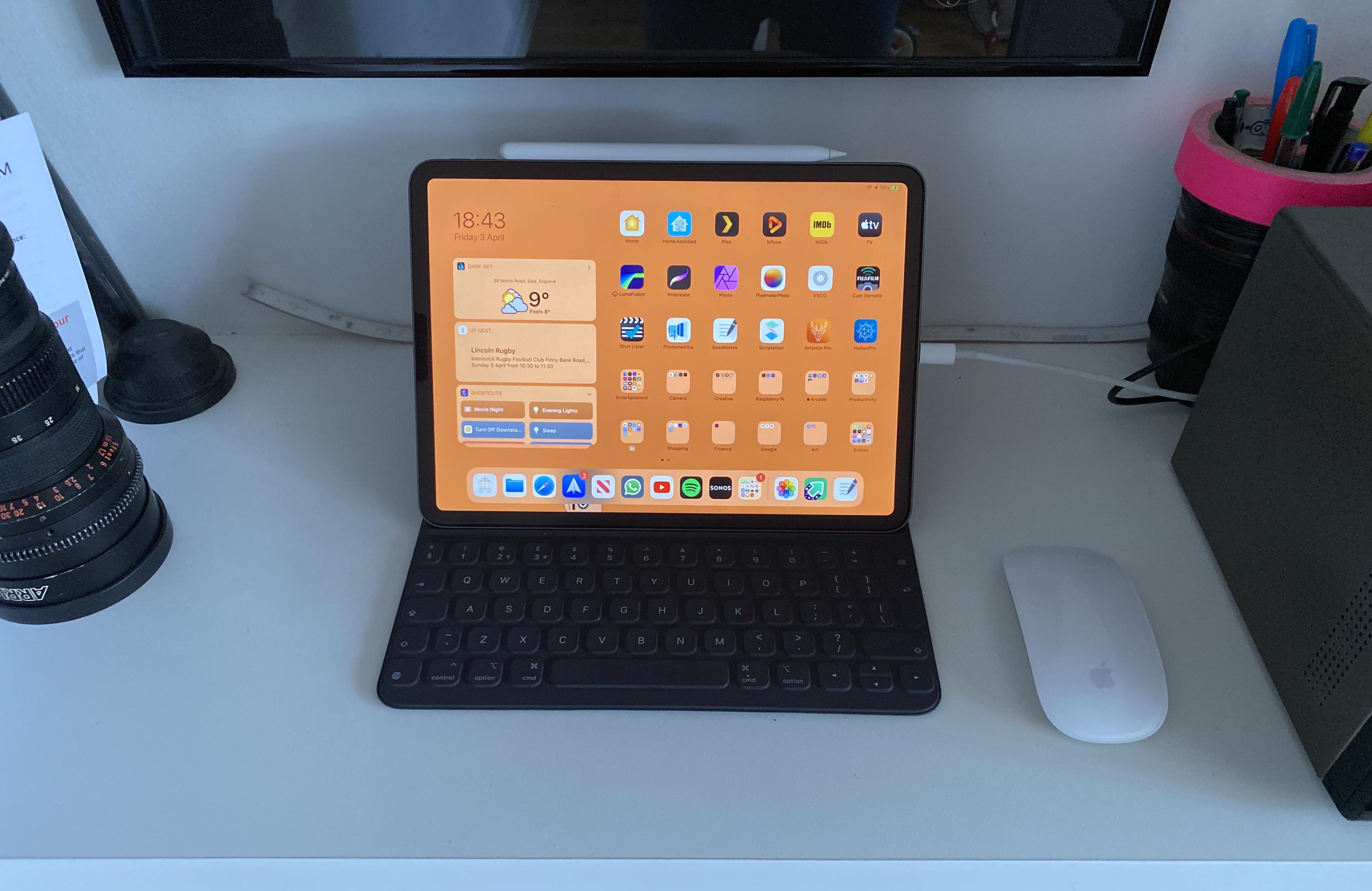 Cinematographer here. Love my iPad Pro. Preproduction, lighting plans