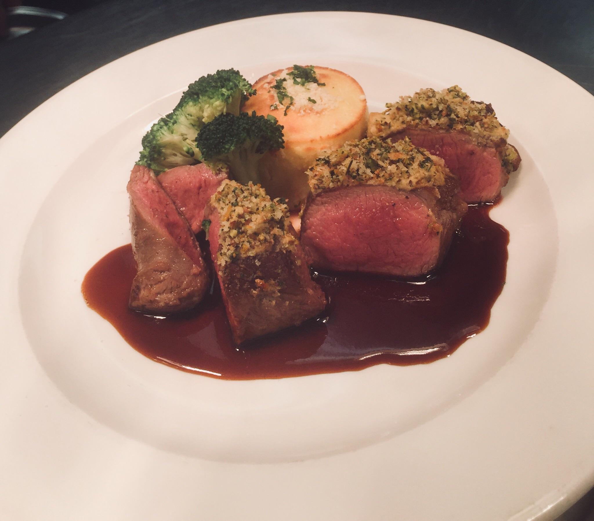 [Pro/Chef] Sous Vide Lamb Loin with Horseradish and Herb Gremolata