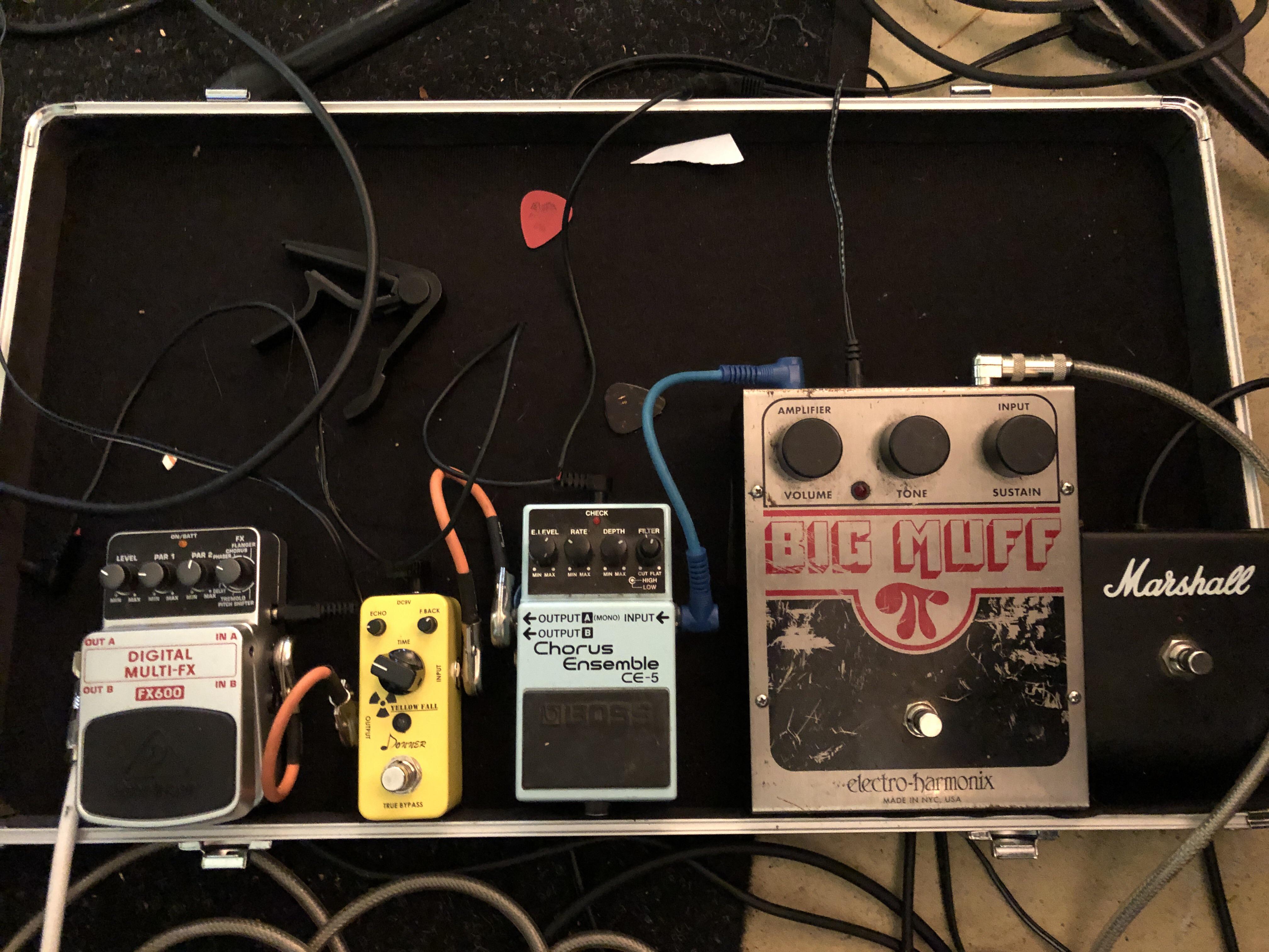Rate my very budget pedal board r/guitarpedals
