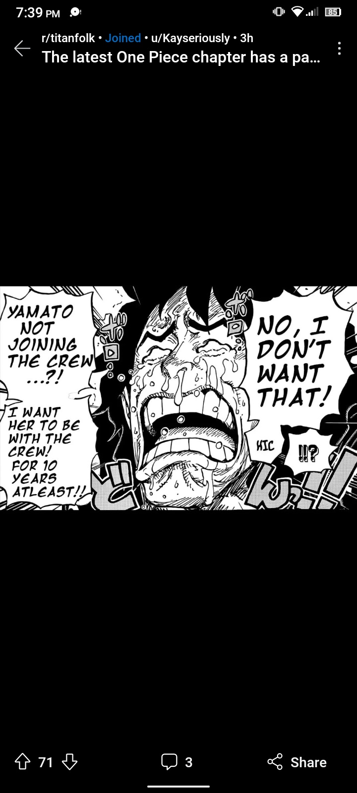 One Piece Author Tribute To Isayama r/ShingekiNoKyojin