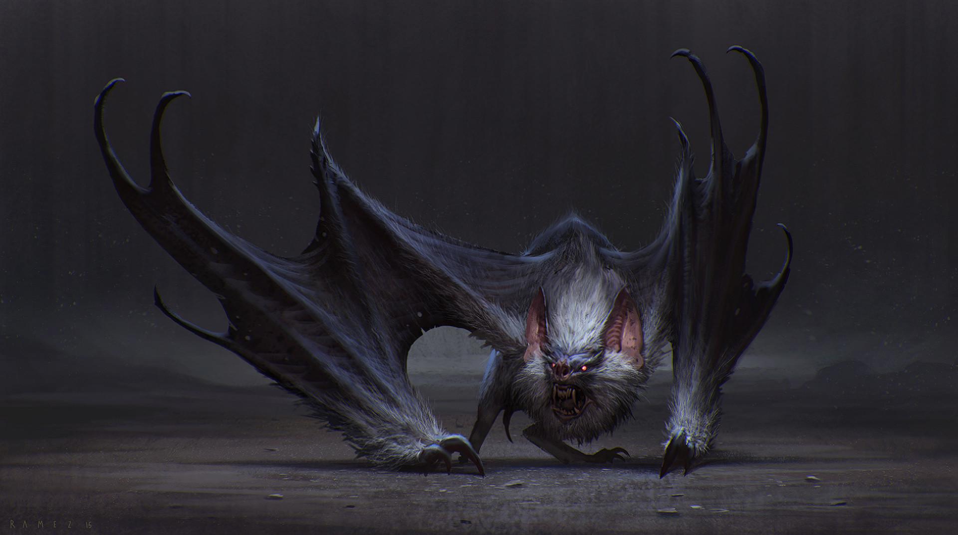 Bat by Saeed Ramez r/ImaginaryMonsters