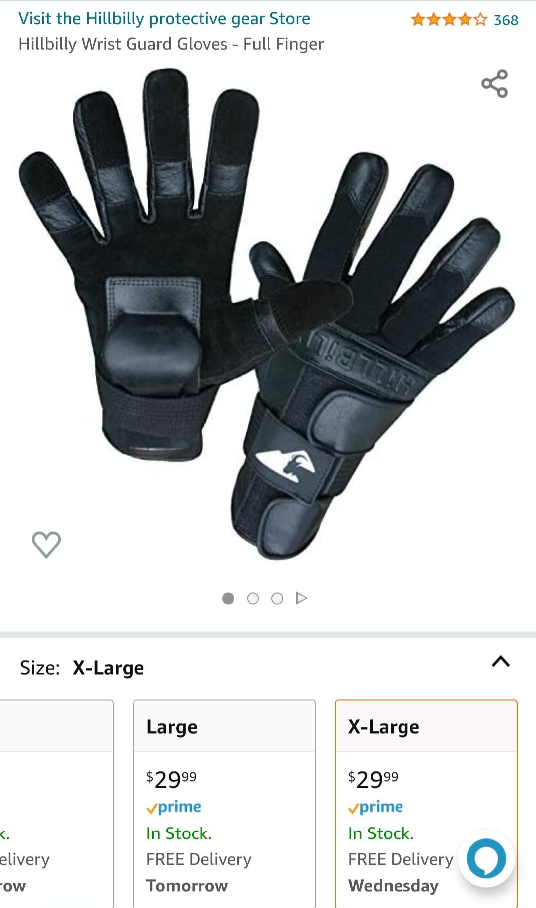 Need a better option for full finger wrist guards. I currently use