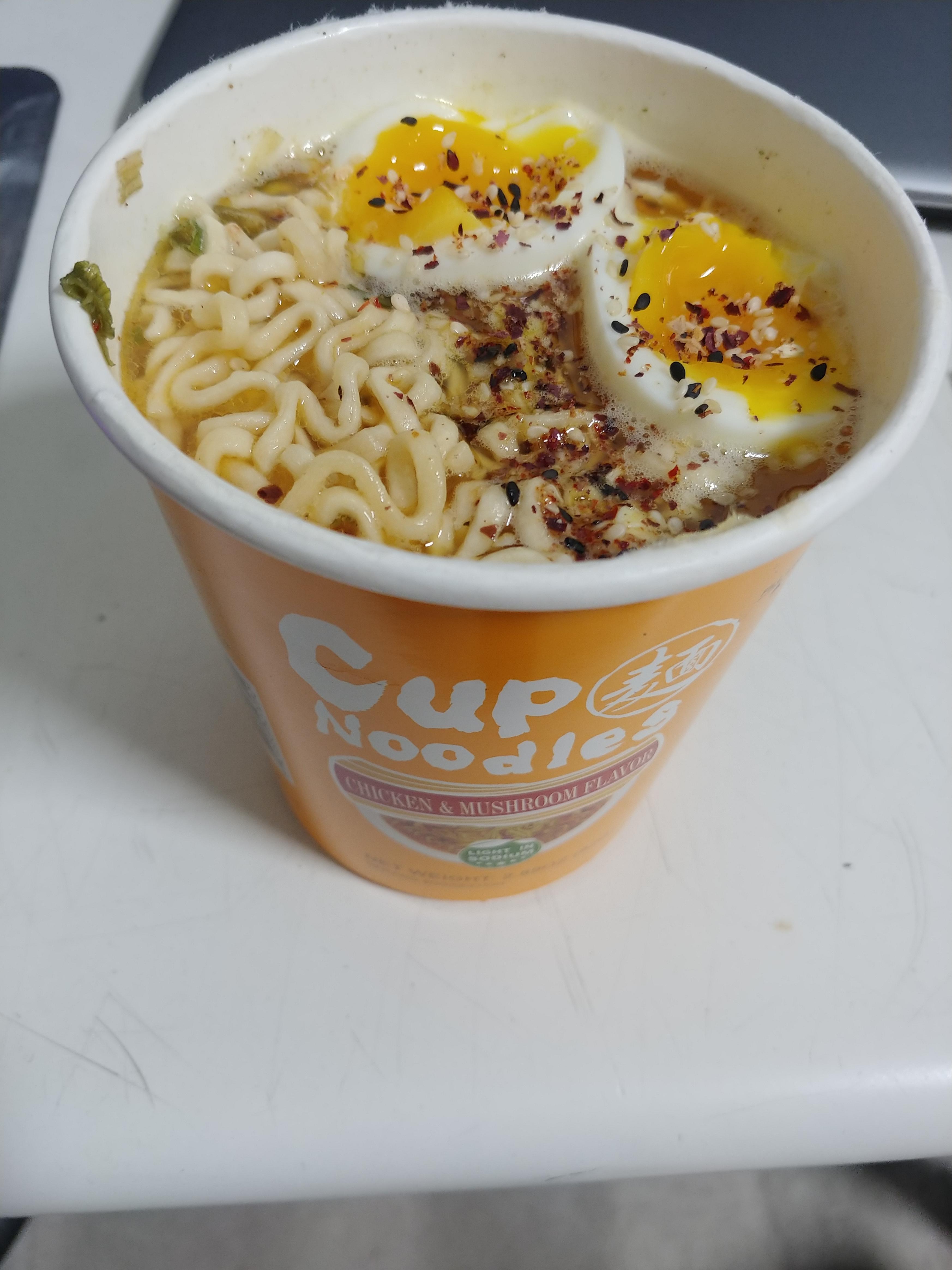 My favorite Cup Noodle with an addon! r/ramen