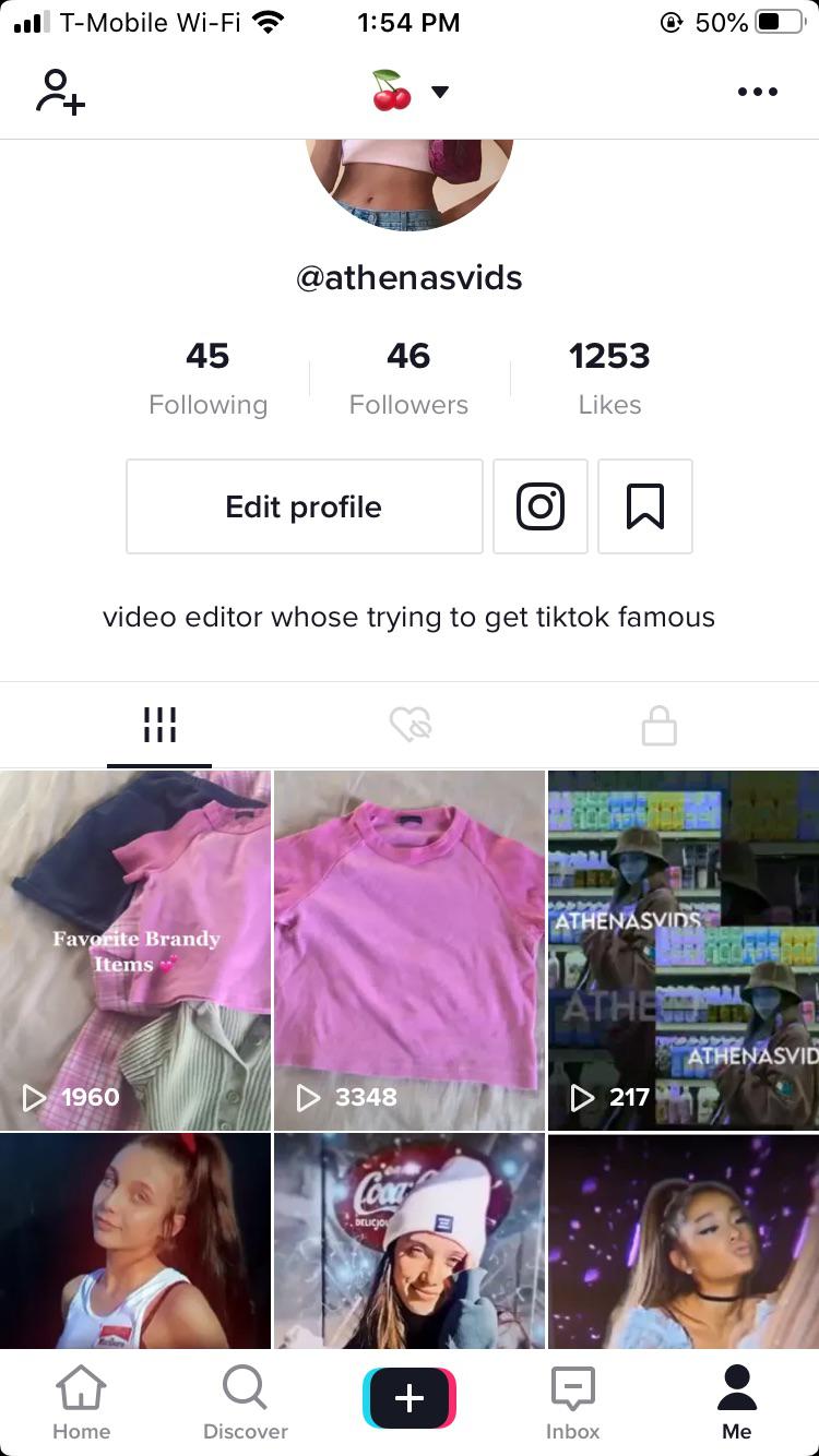 when I tried to famous on tik tok for my video editing, but my