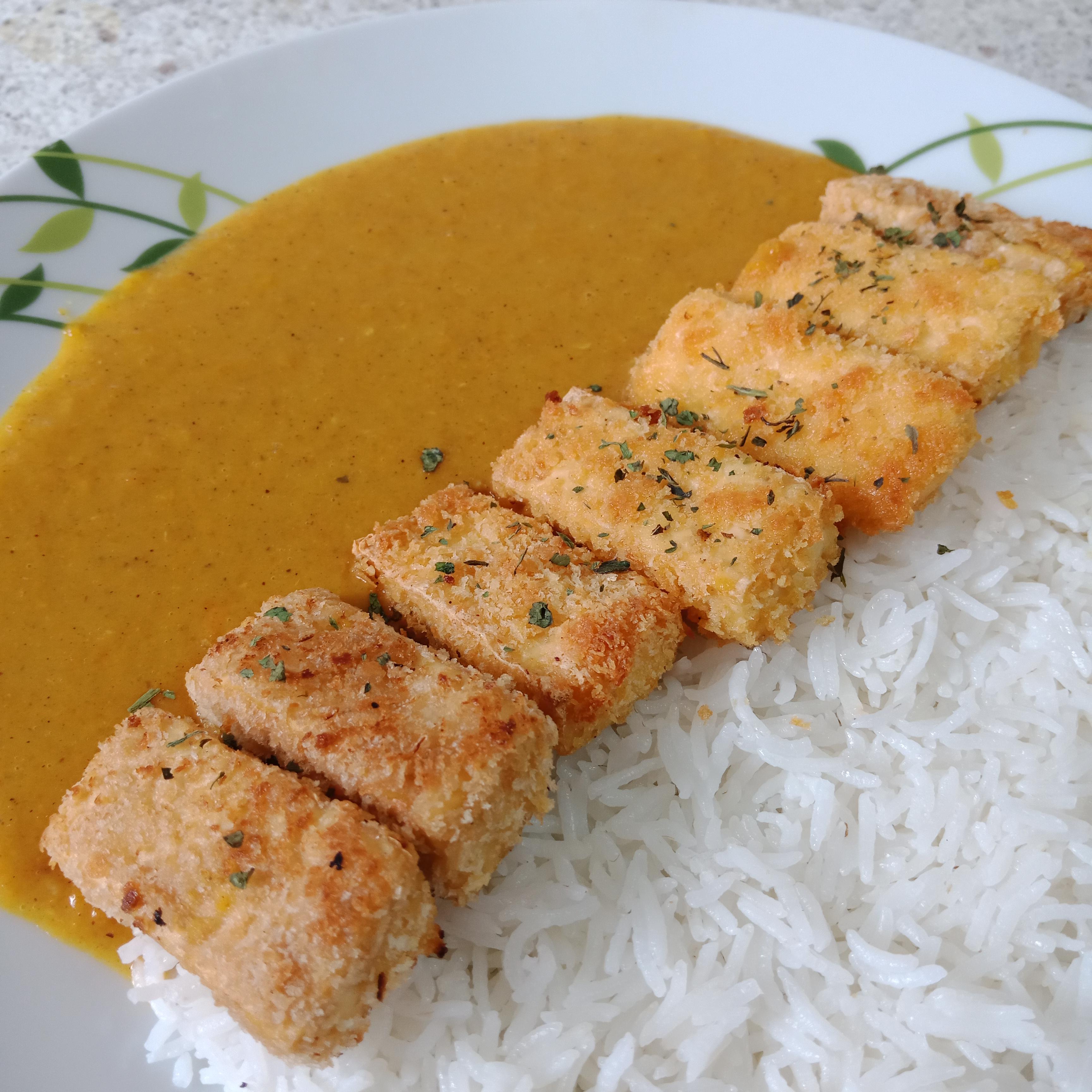 Homemade tofu katsu curry! r/veganrecipes