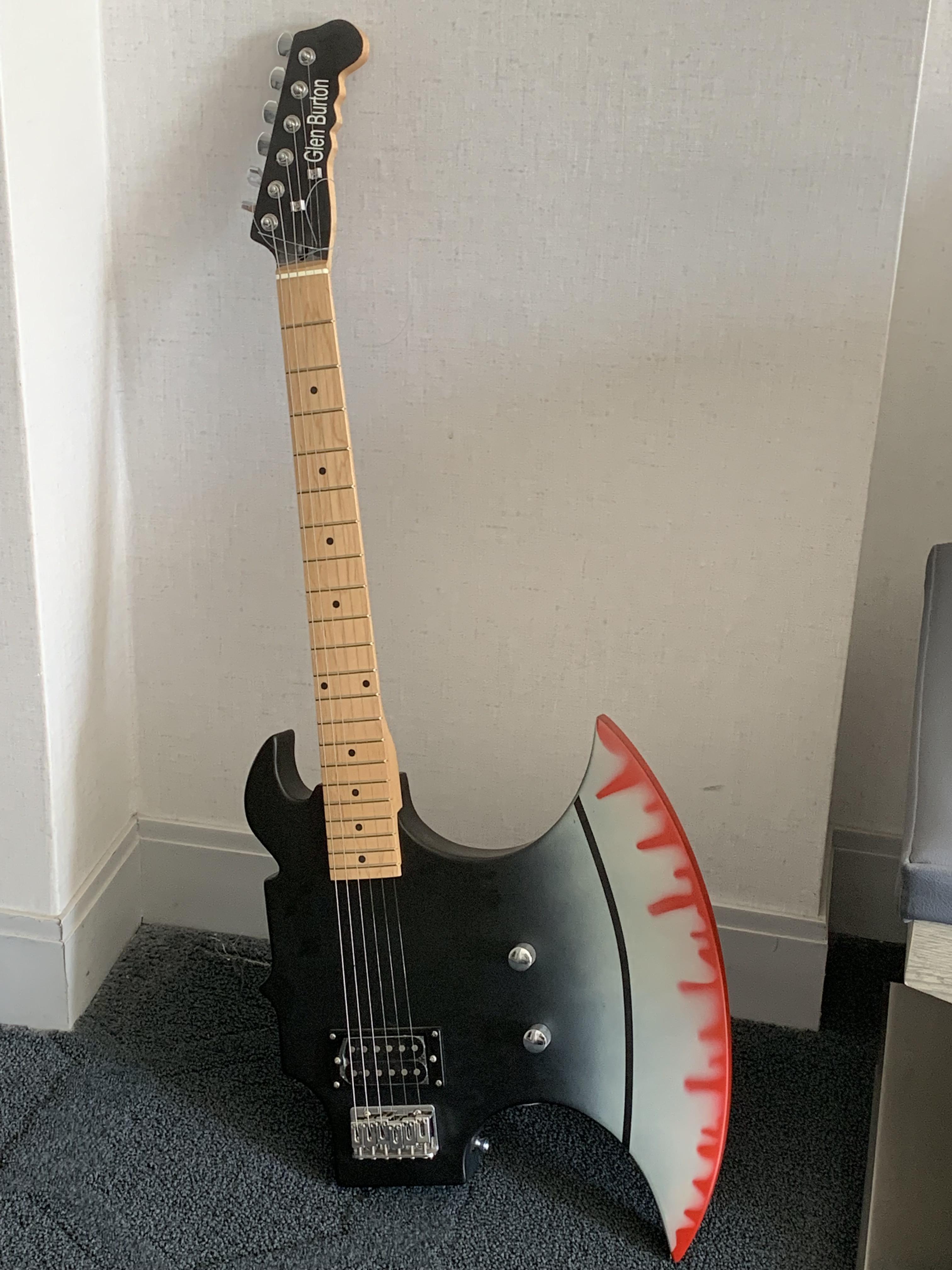 Glen Burton Axe Guitar! r/guitars