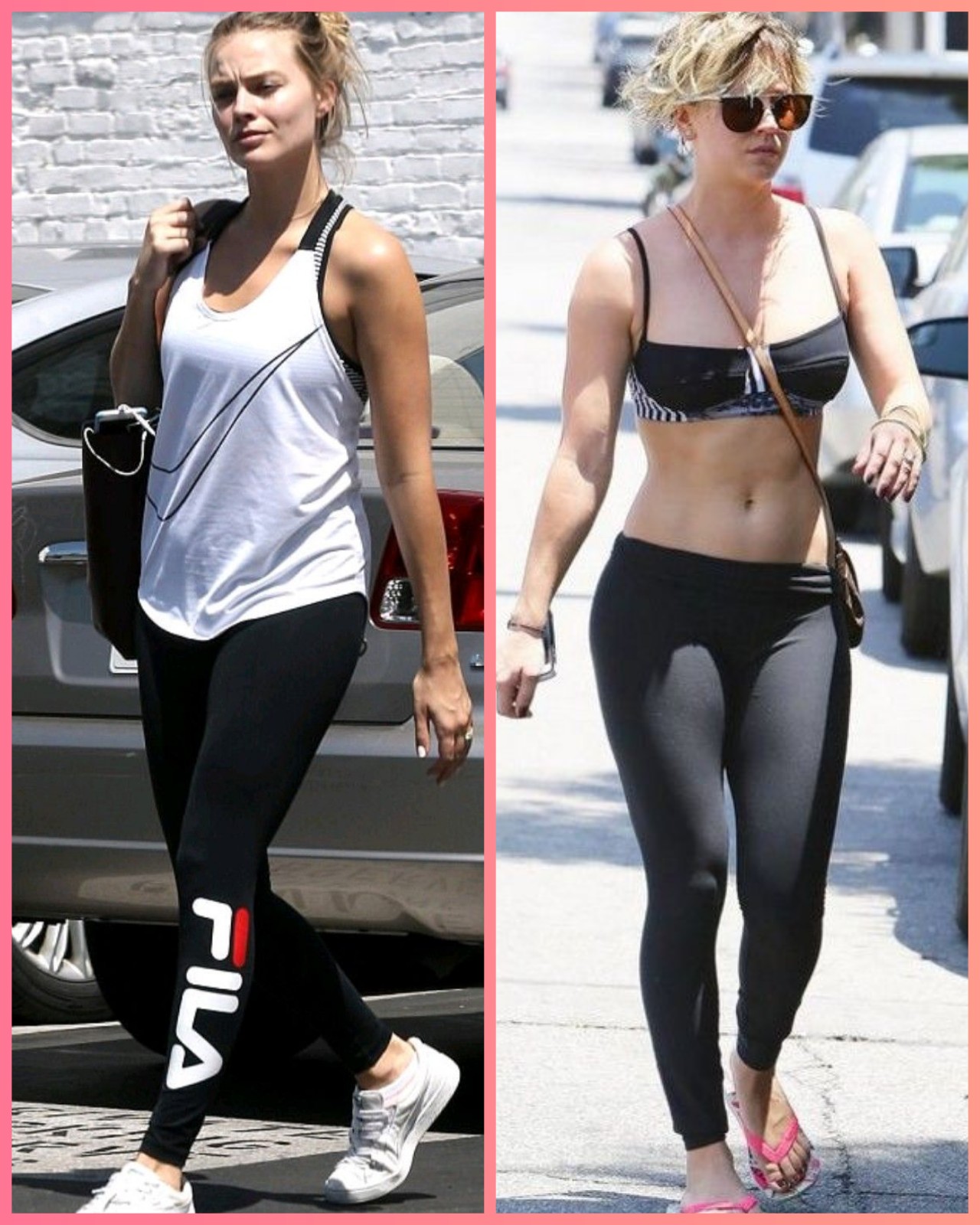 if Margot Robbie and Kaley Cuoco had a street fight, who would win r