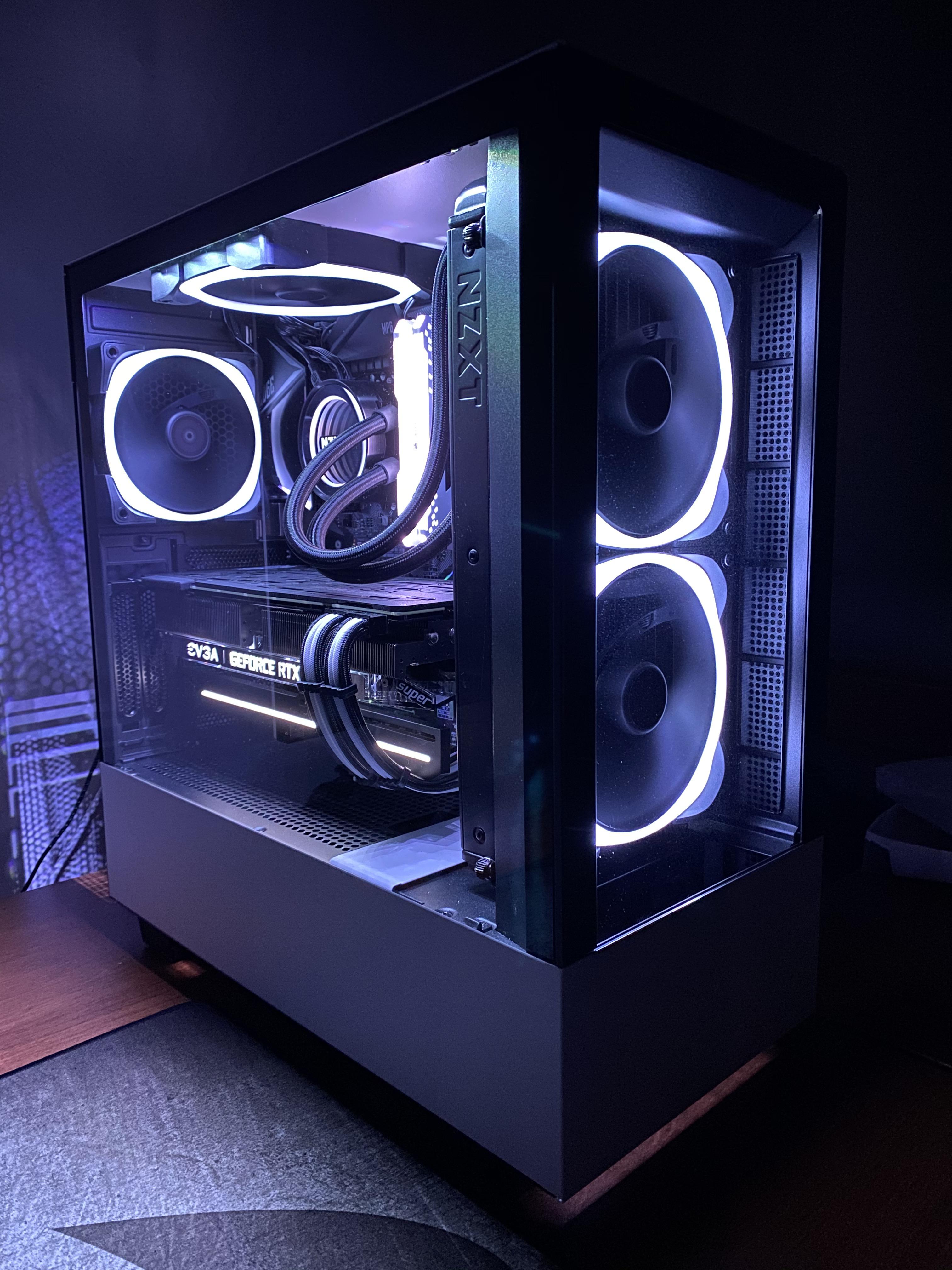 Updated my first build with AER RGB 2 exhaust fans! Loving the all