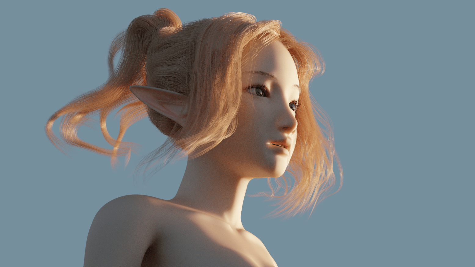 Elf made in Blender r/blender