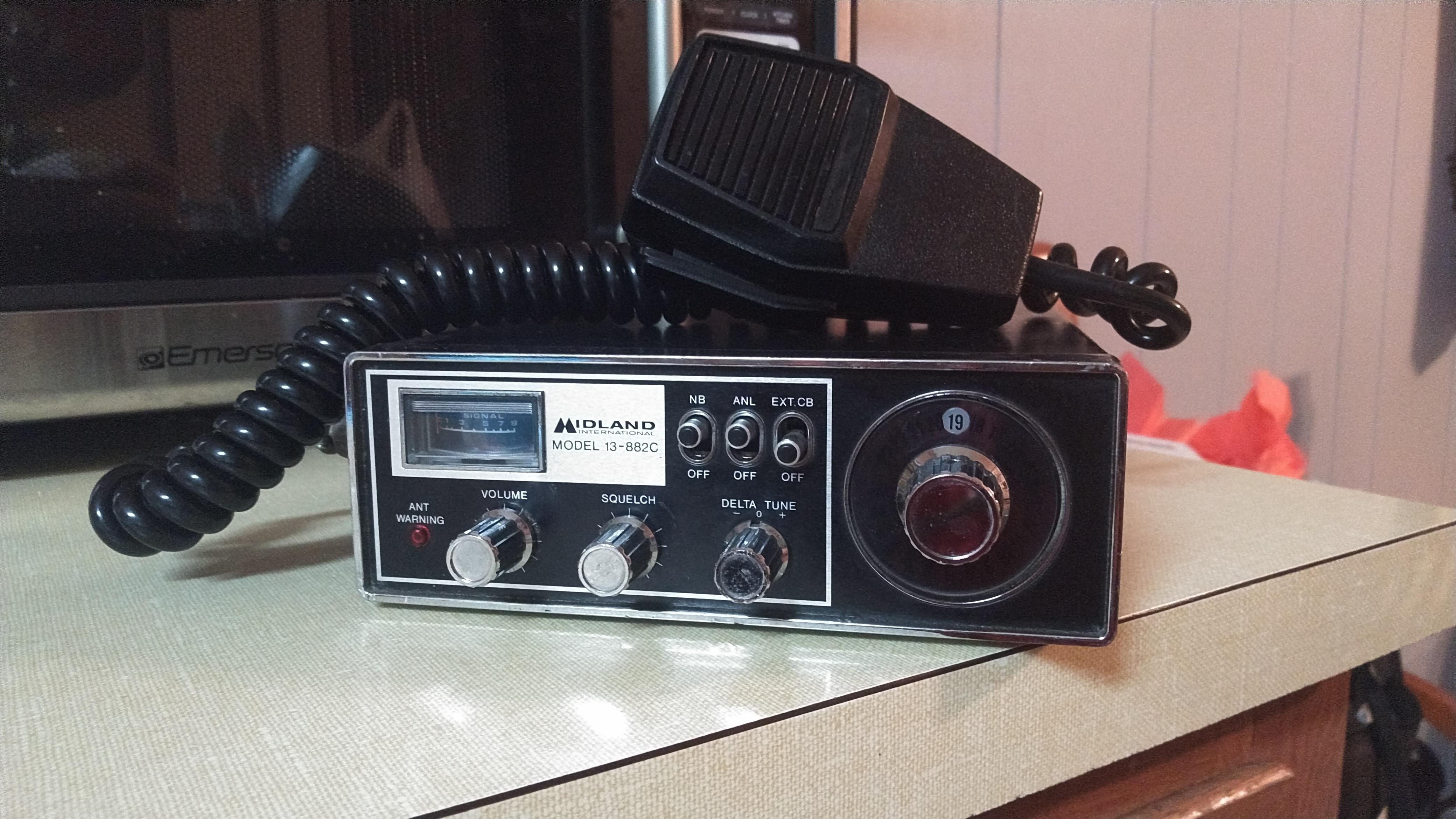 A Midland 13882c CB radio. I bought it at a goodwill for 5 dollars