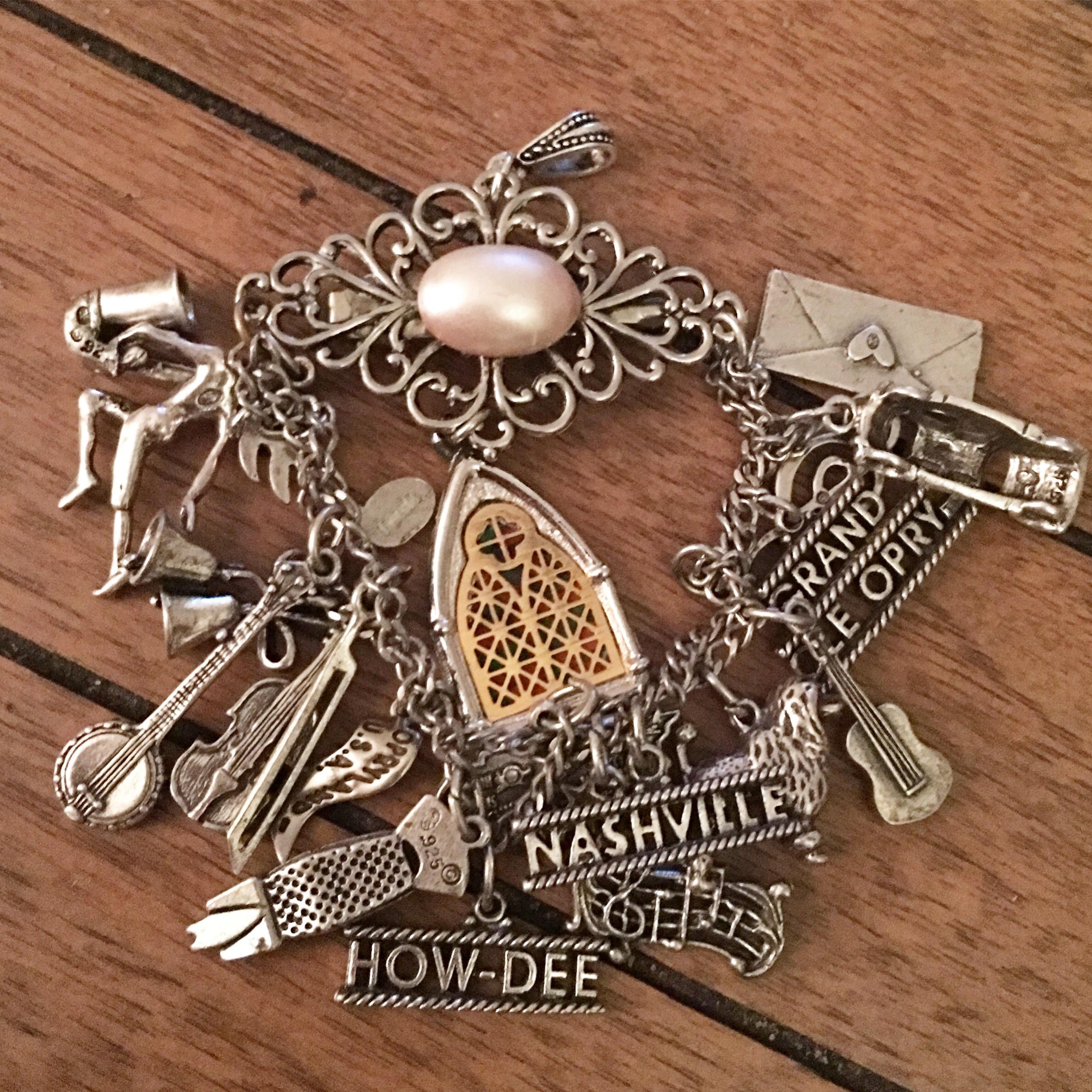 Vintage Nashville sterling charm pendant from the Nashville Flea Market