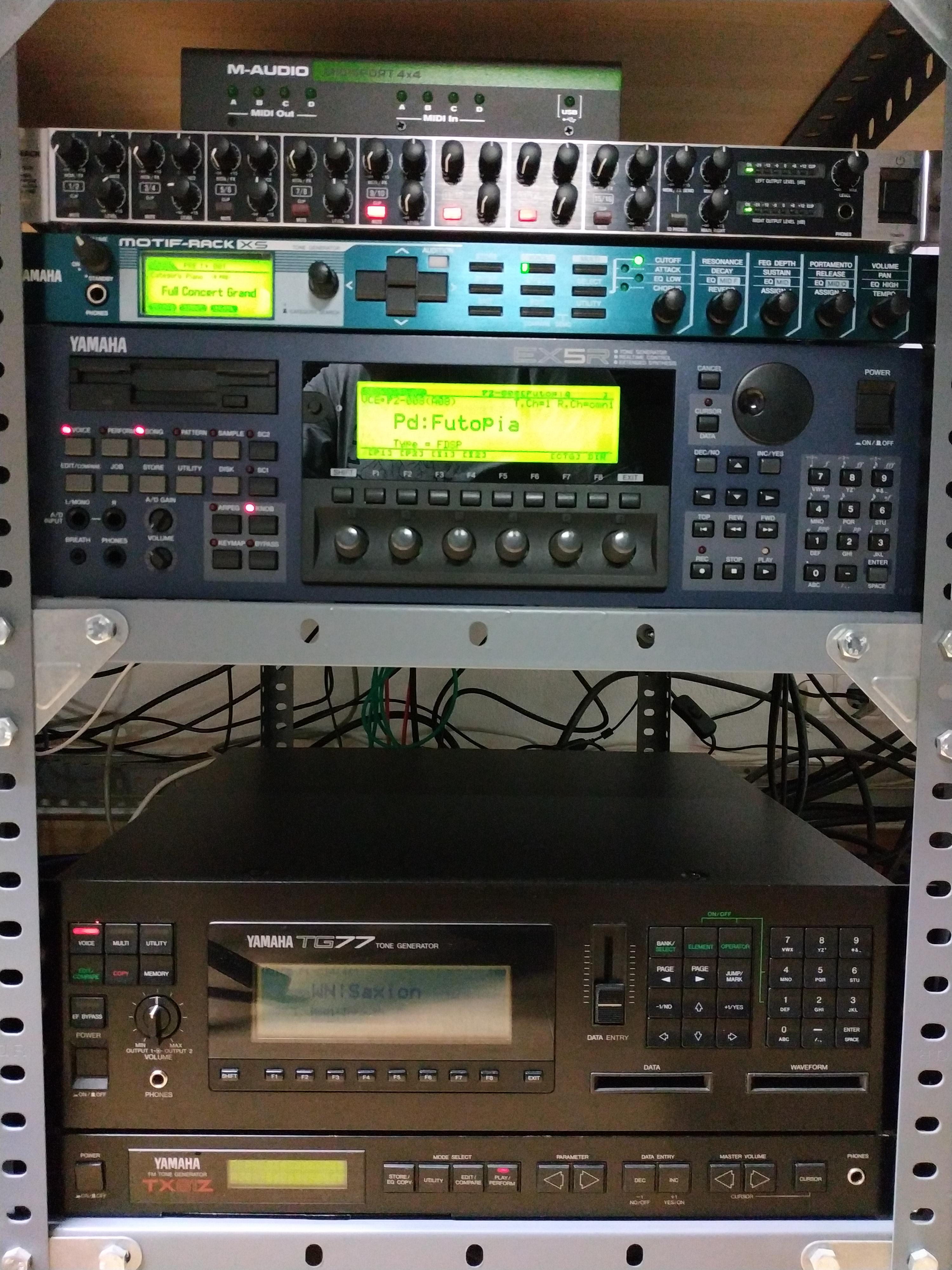 Part 2 of my synth rack setup r/synthesizers