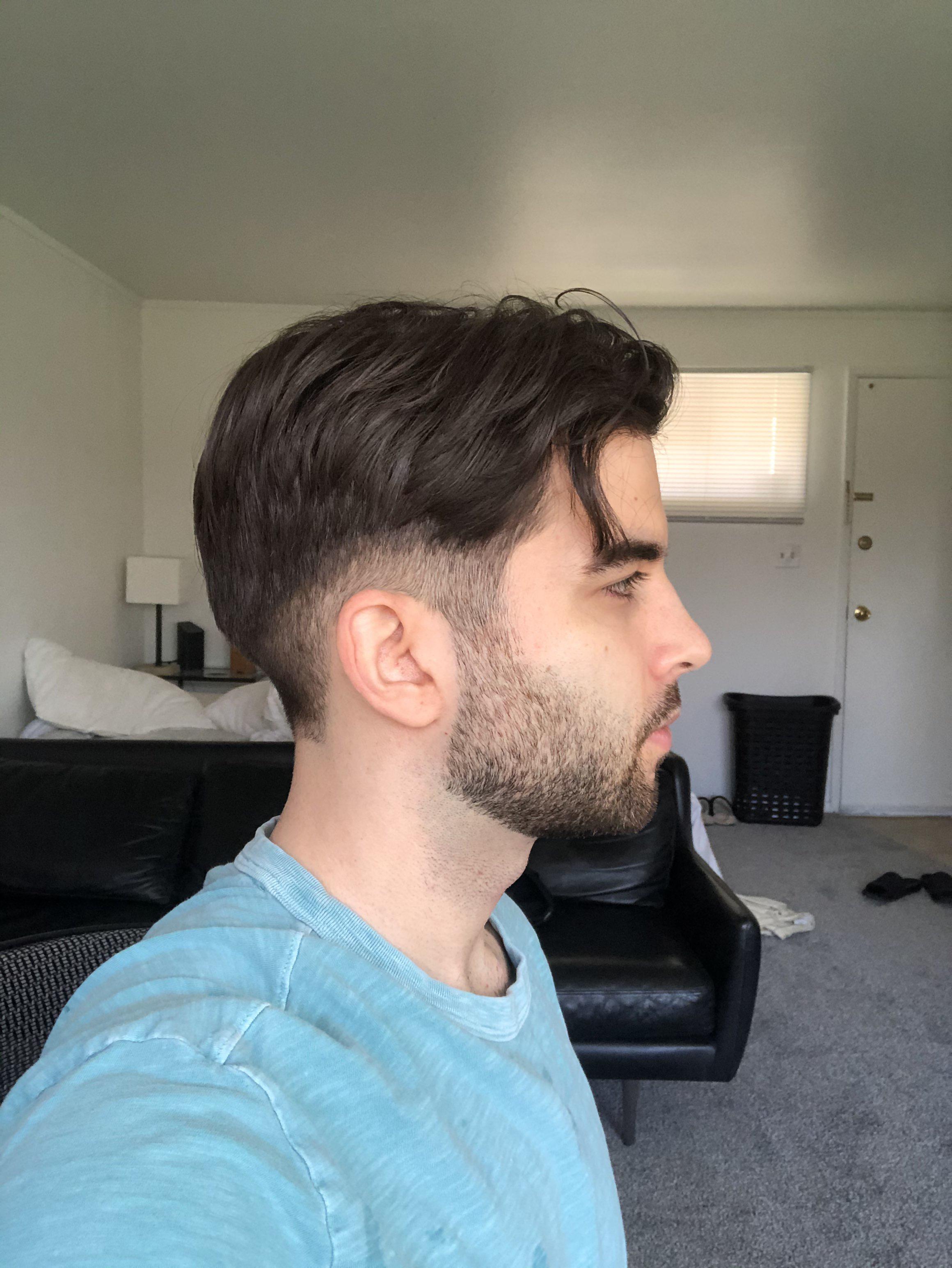 How'd my salon do on the fade? r/malehairadvice
