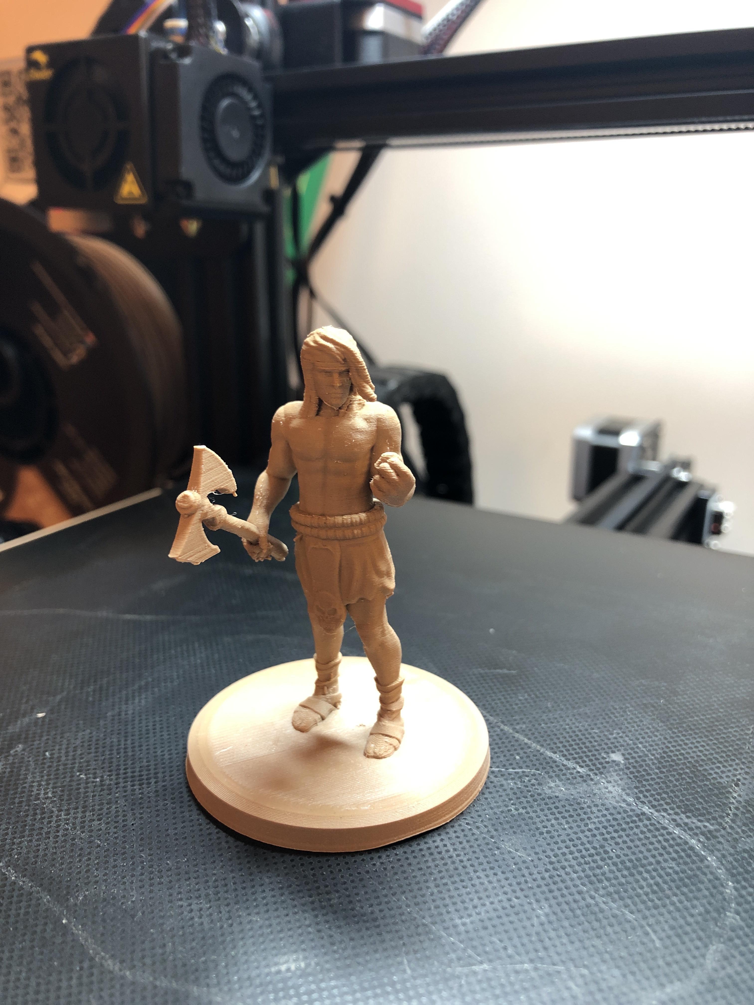 Finally got my wood filament and miniature settings dialed in. r/ender3