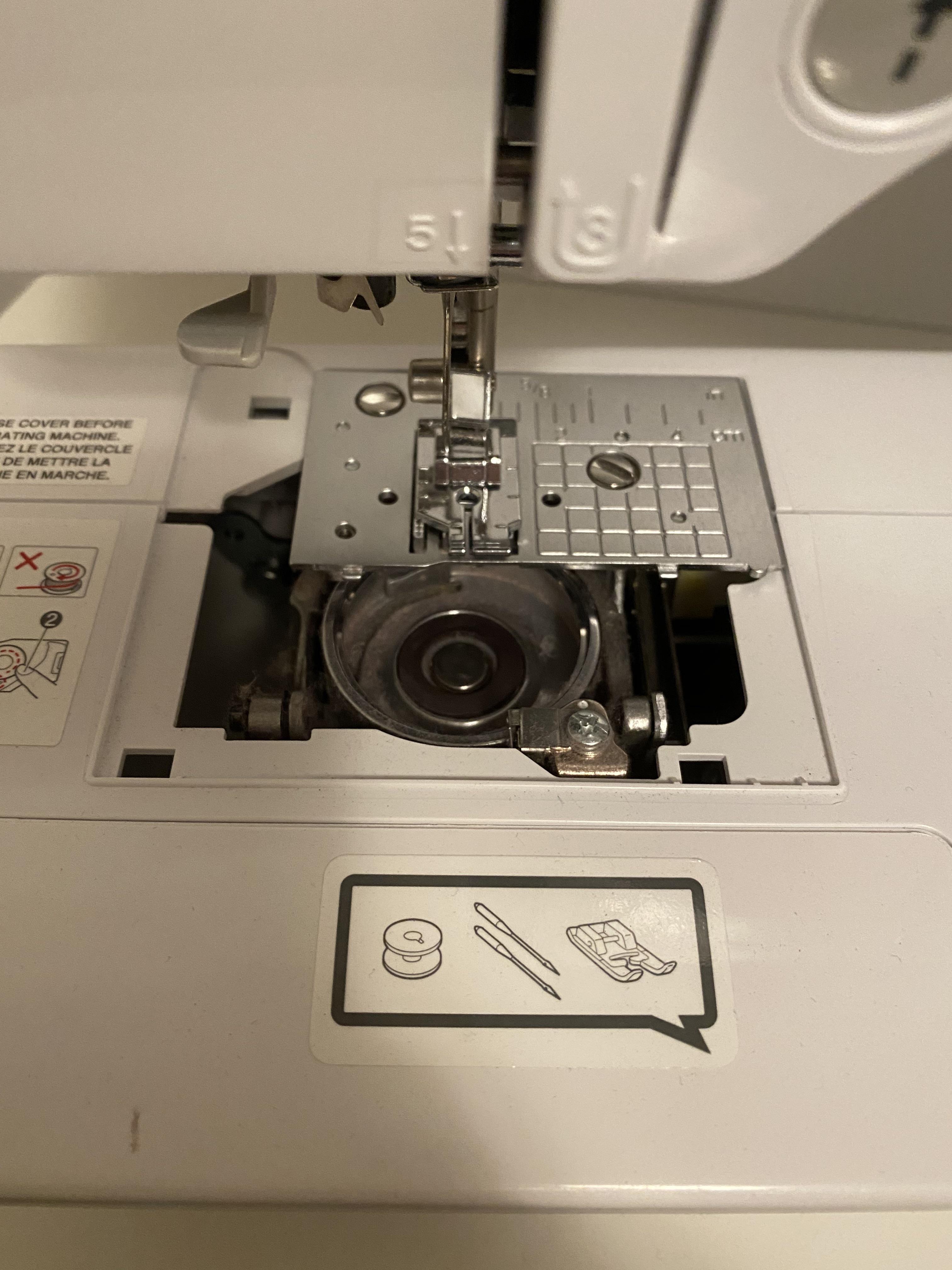 Help! Brother CS7000i Machine. Missing bobbin cover plate. Can I order