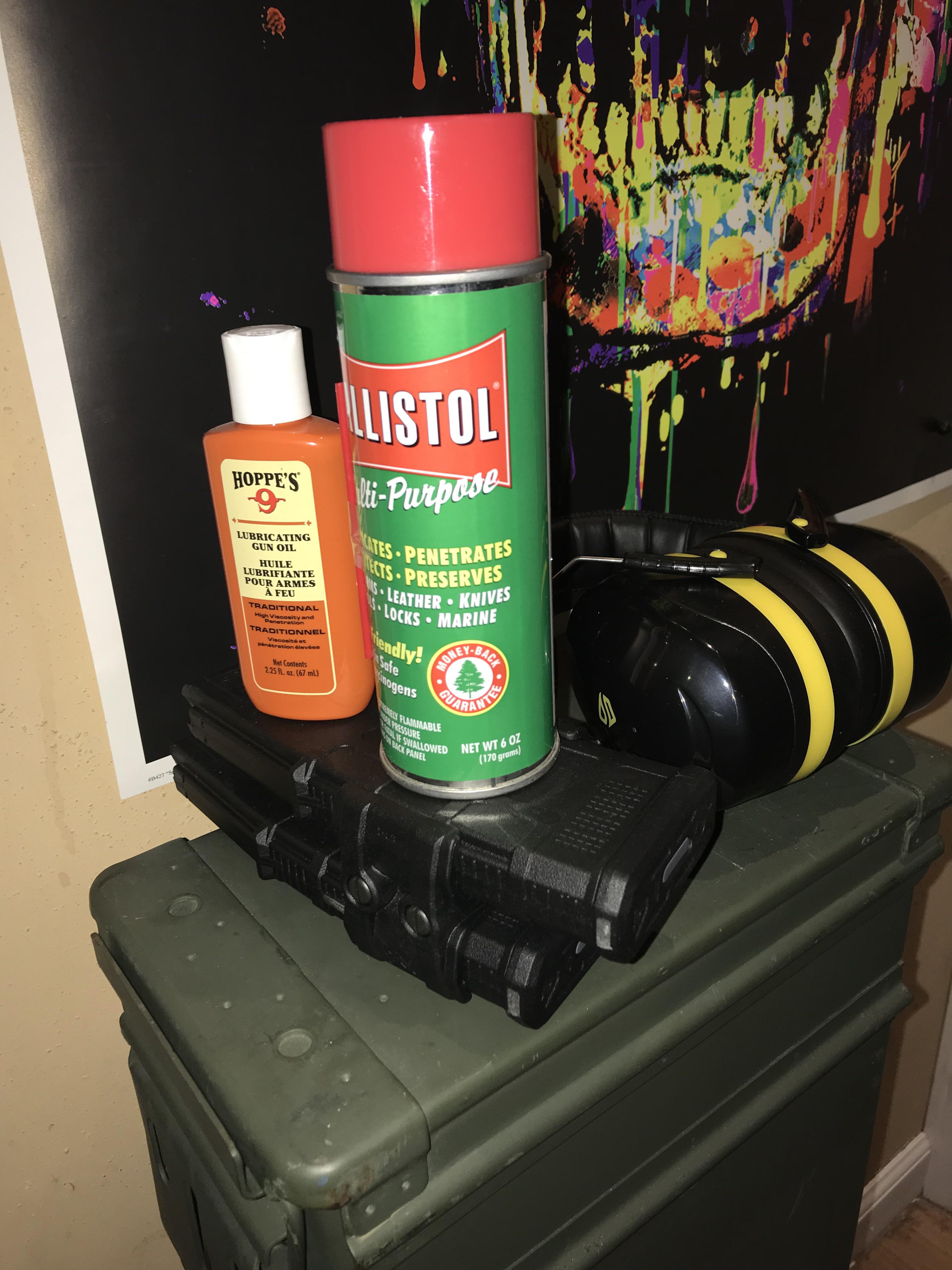 I asked y’all could I clean gun parts off with ballistol then use hoppes gun oil to add oil on