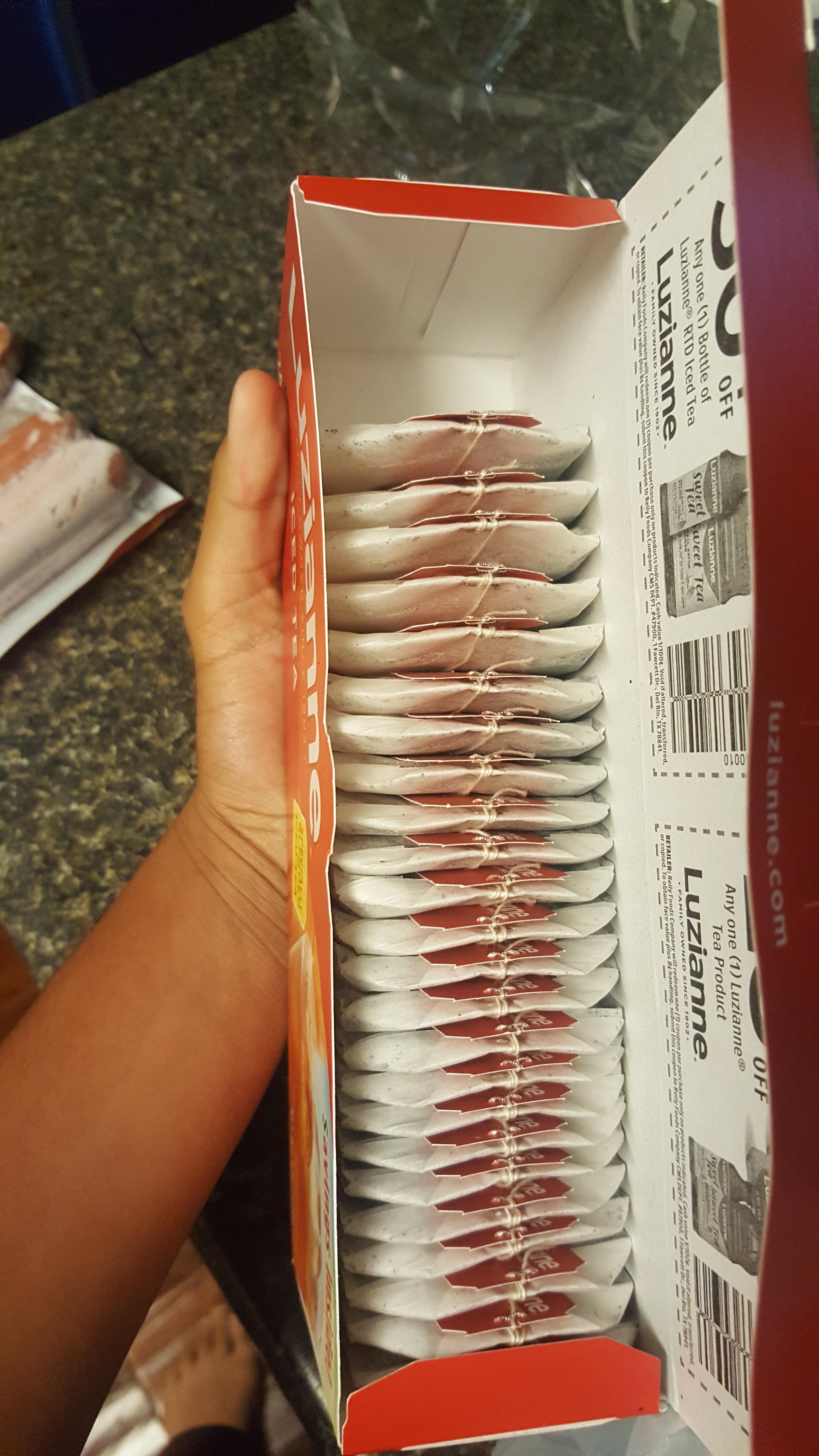 This box of tea bags r/mildlyinfuriating