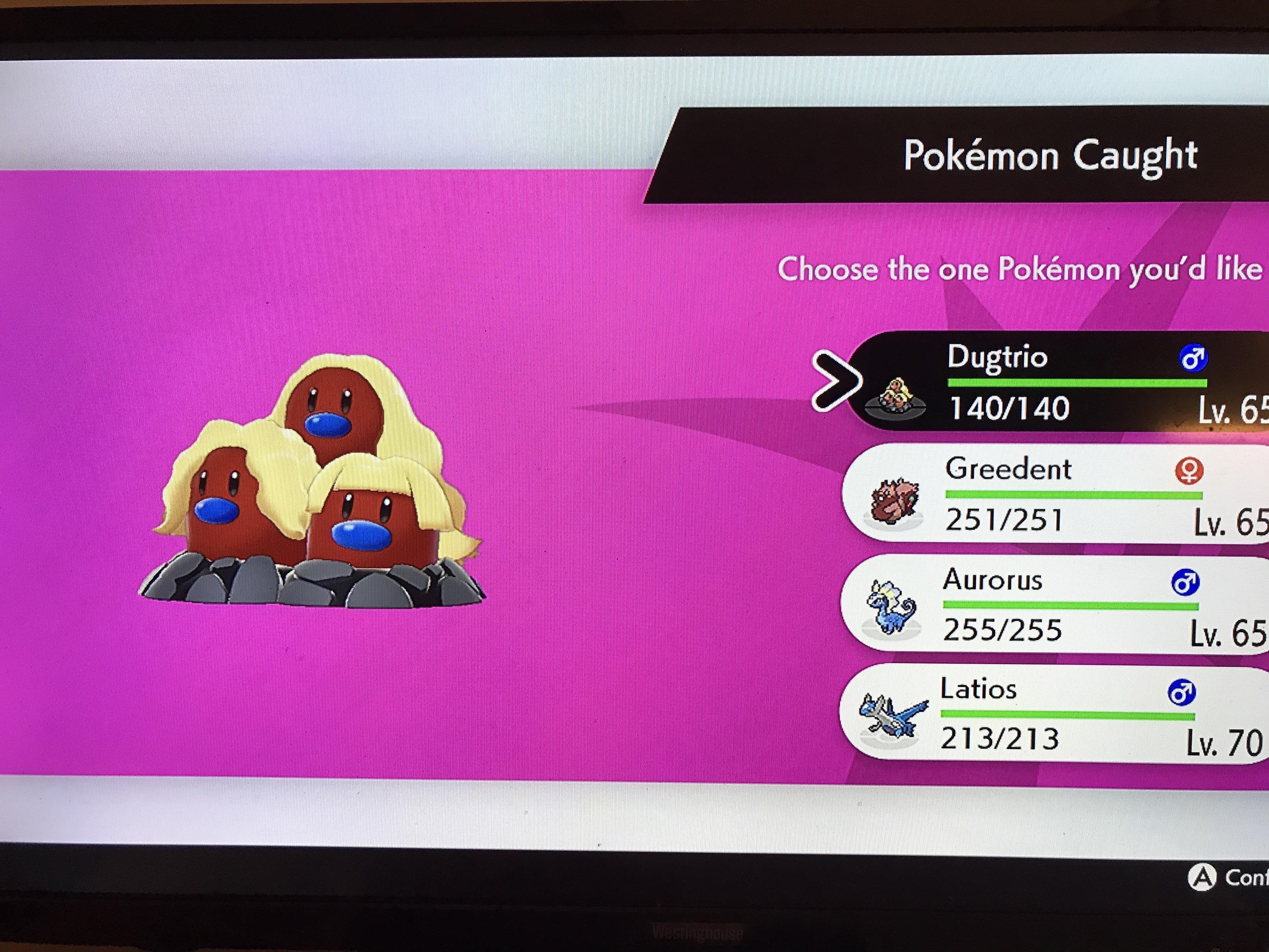 [8] Shiny Alolan Dugtrio caught in the Max Lair! r/ShinyPokemon
