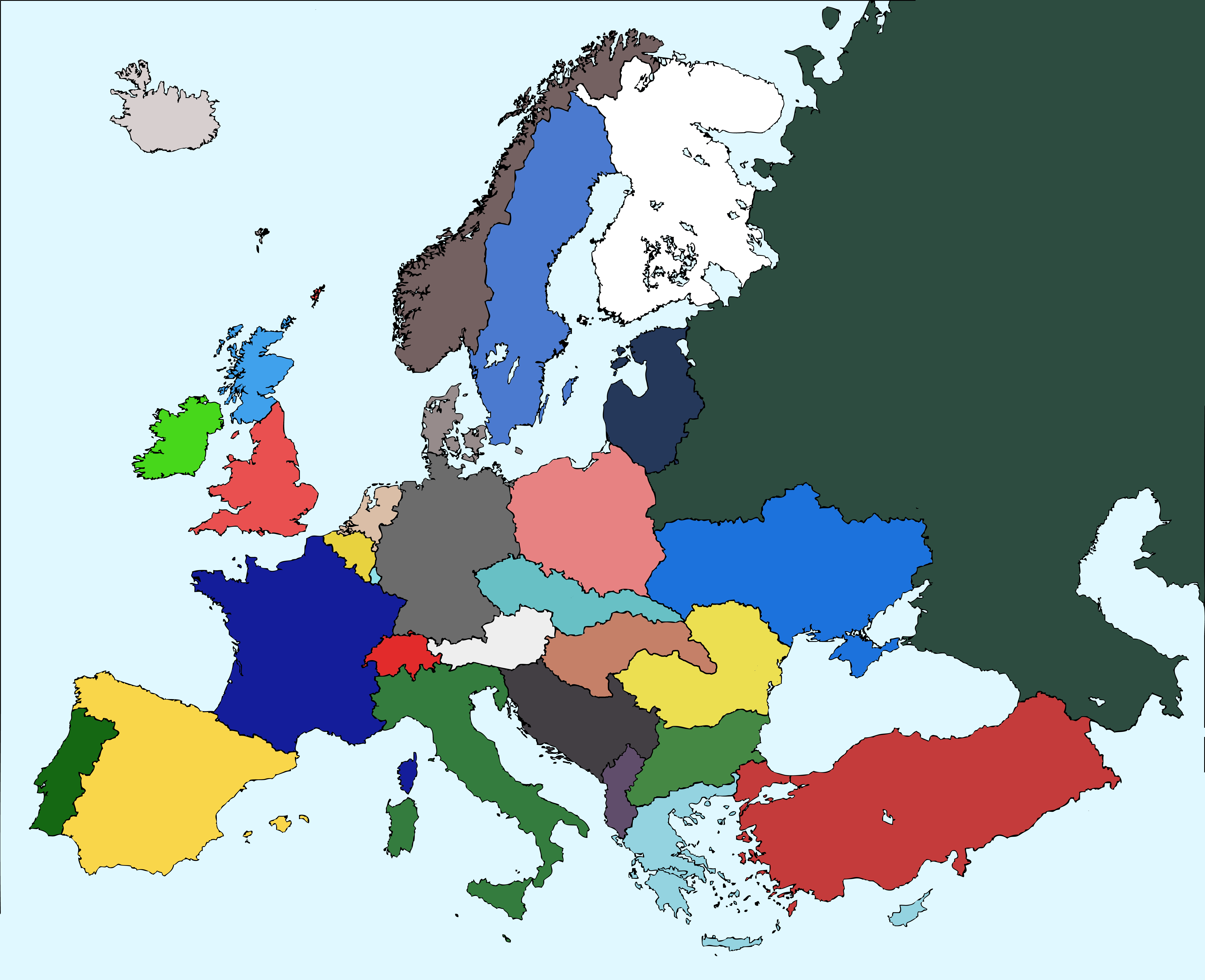 My version of "how modern europe should look like" imaginarymaps