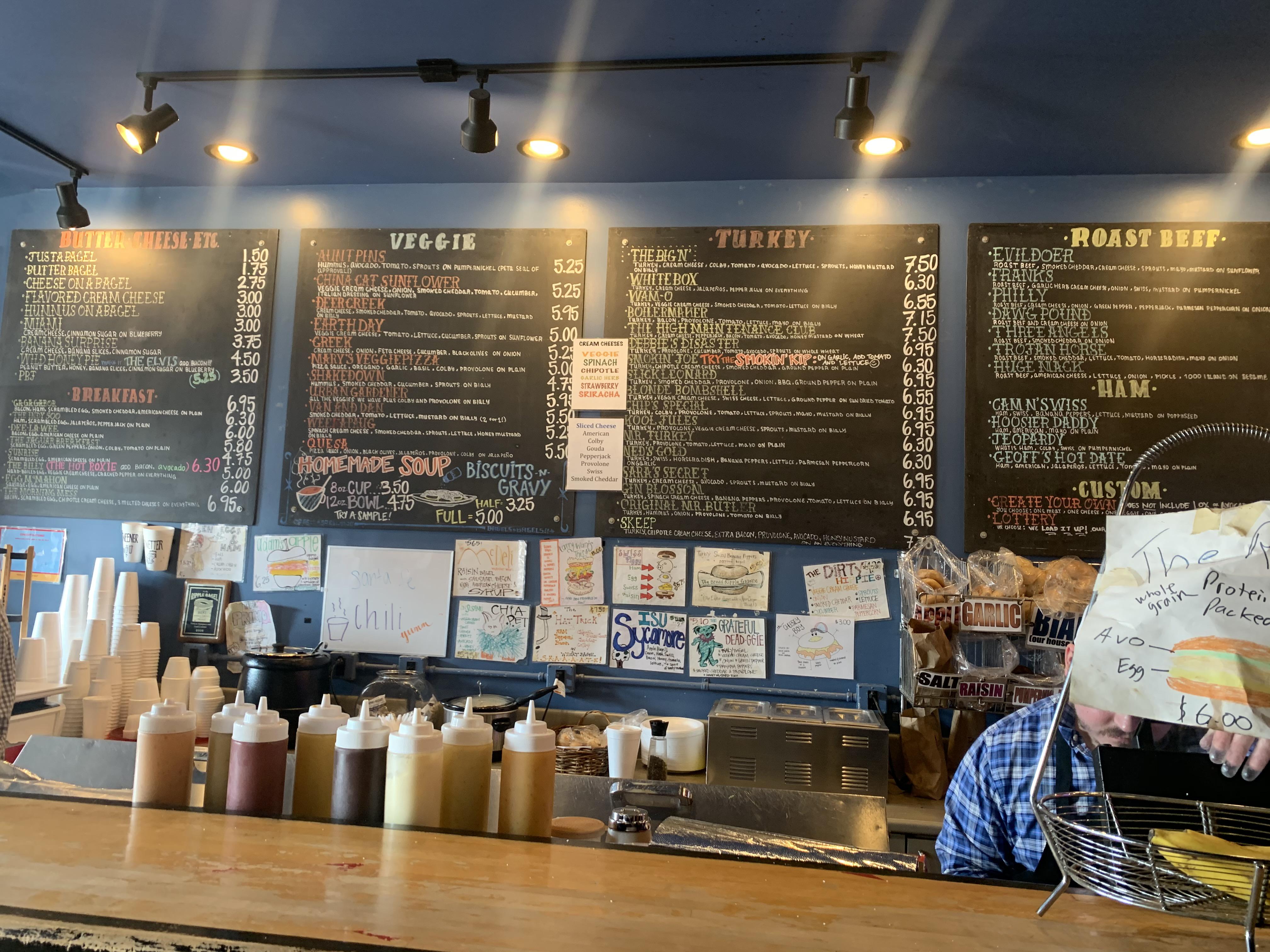 Stumbled upon broad ripple bagel and deli in Indianapolis. Fantastic