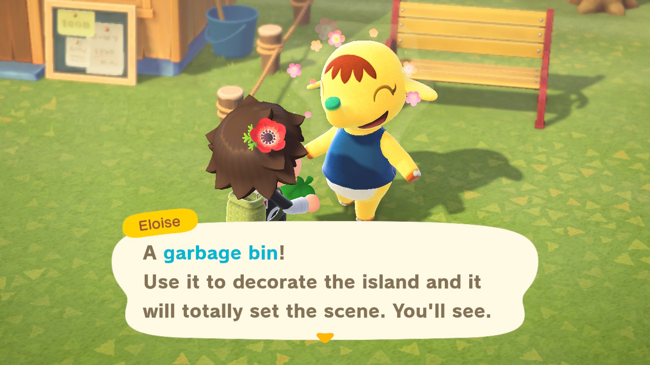 thanks, Eloise. AnimalCrossing