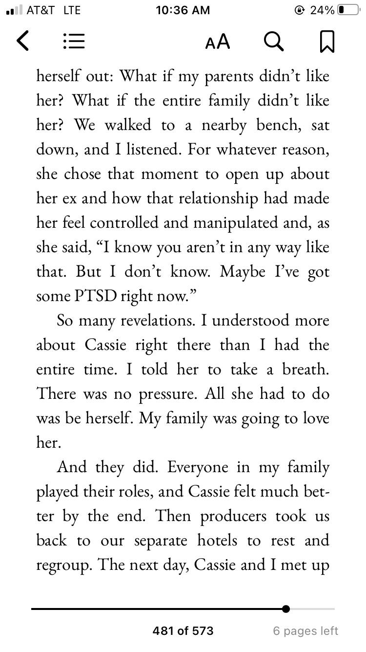 Colton’s Book Cassie’s relationship prior to Colton r/thebachelor