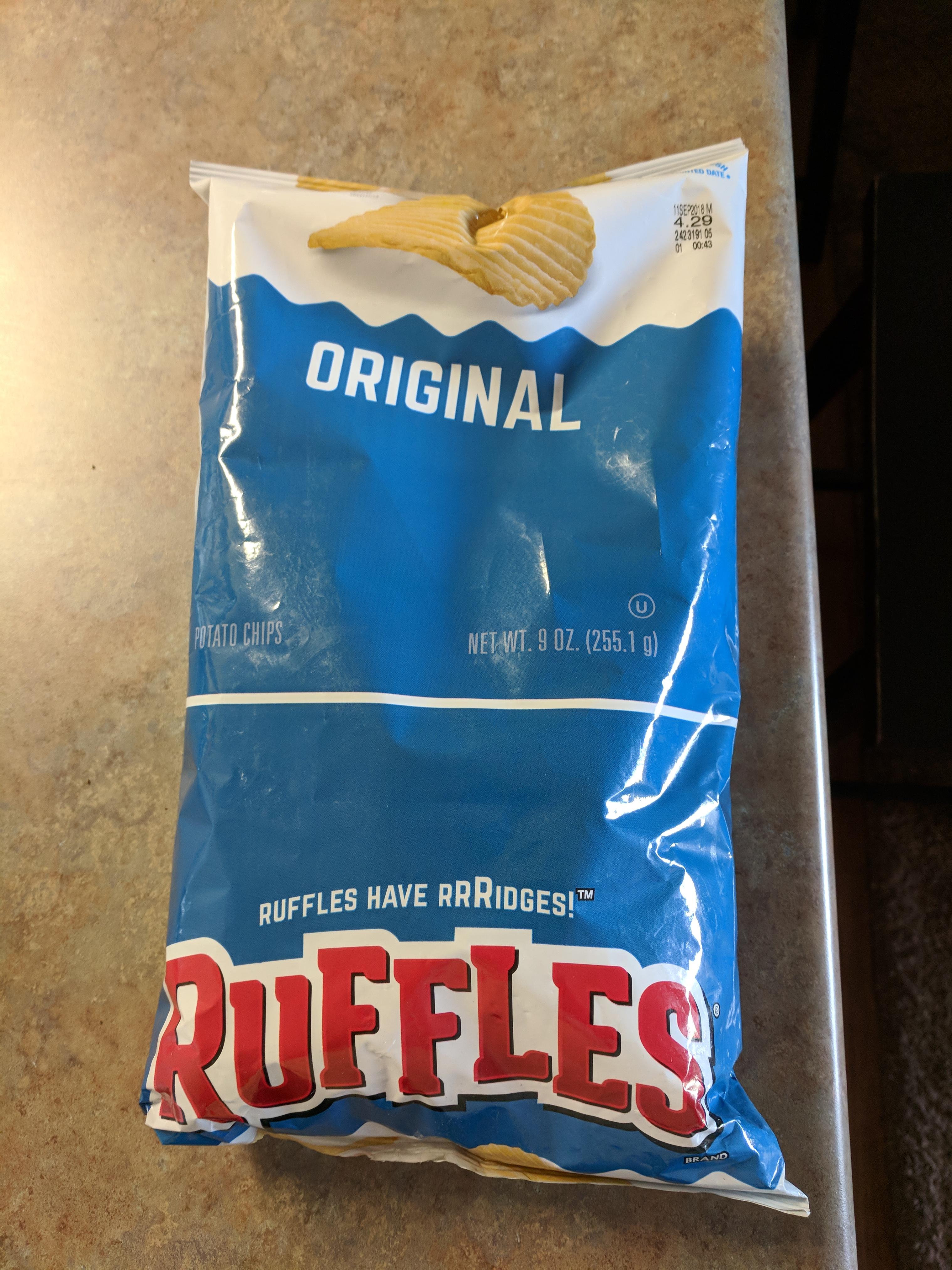 This bag of chips was sealed incorrectly r/mildlyinteresting