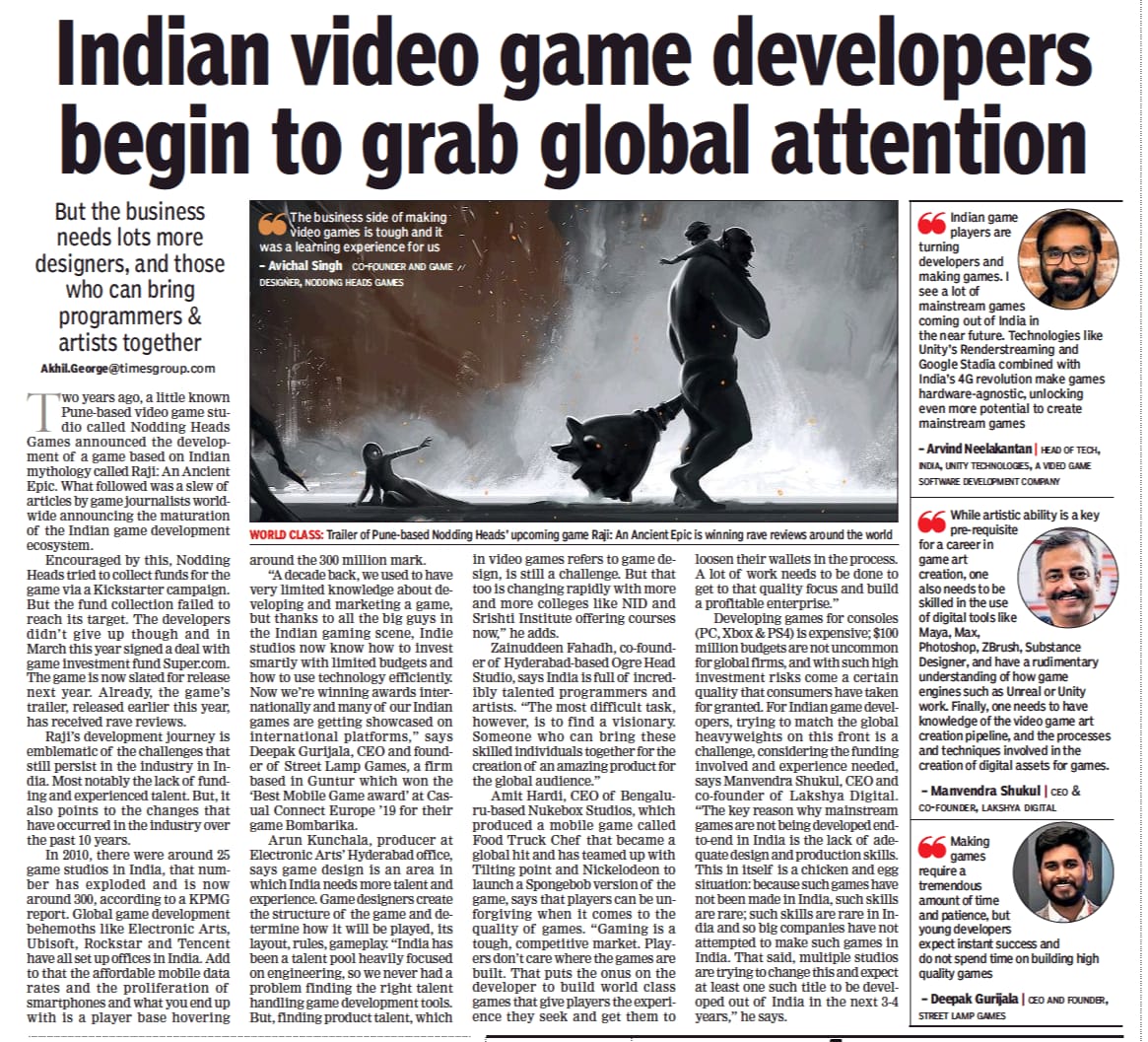 The Times of India is one of the biggest newspapers in India, so it was